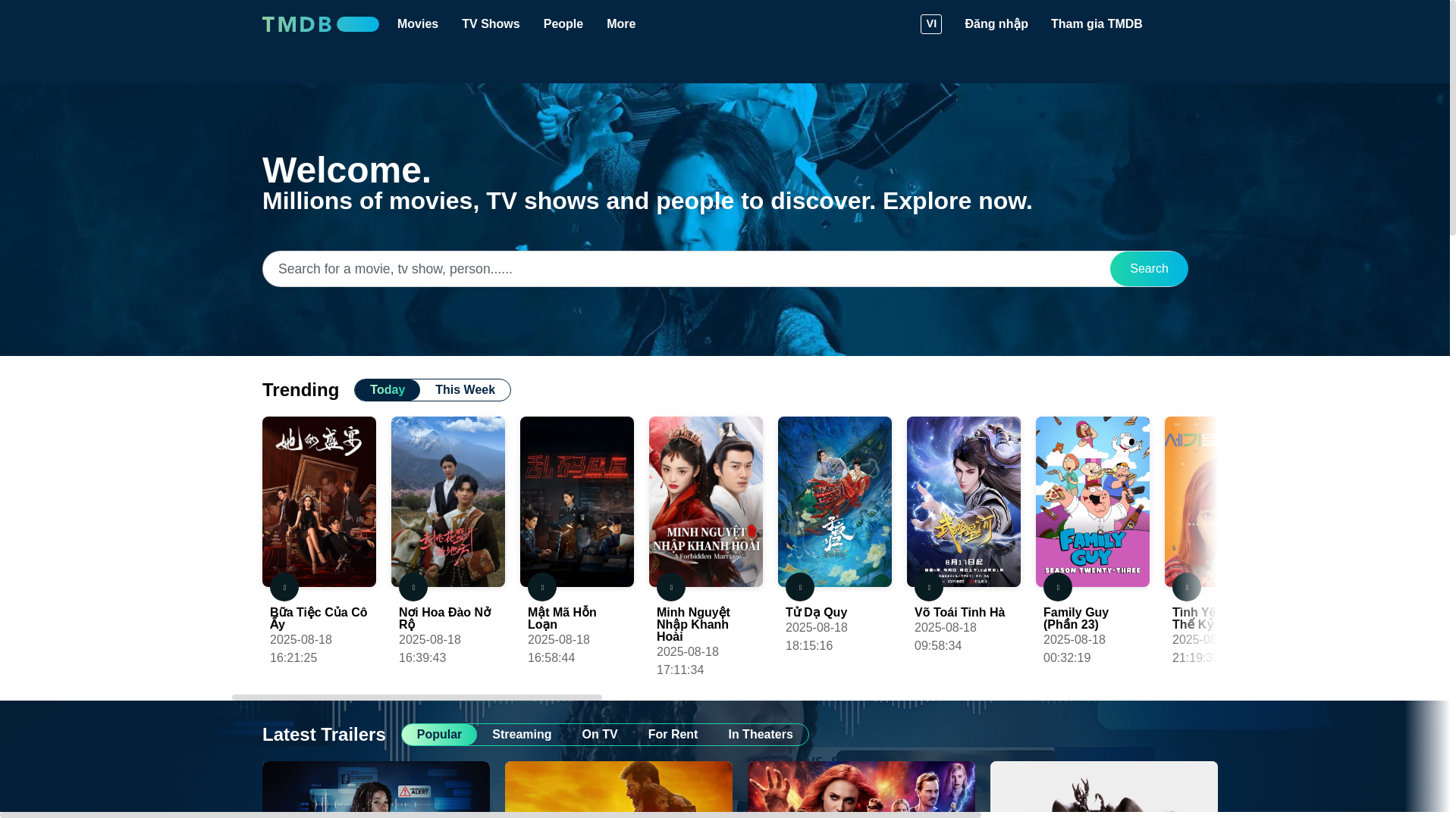 website screenshot of https://vietnamesetvdramas.com/