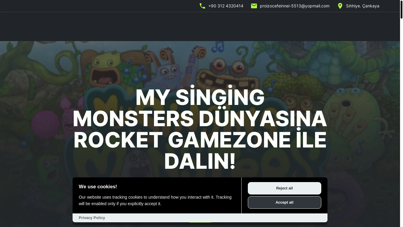 website screenshot of https://rocket-gamezone.com/