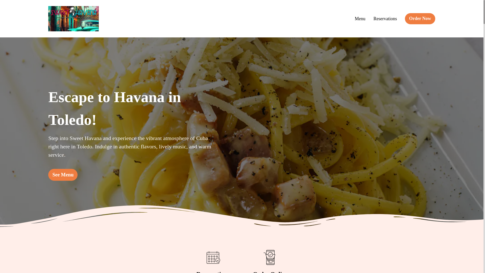 website screenshot of https://sweethavanna.com/