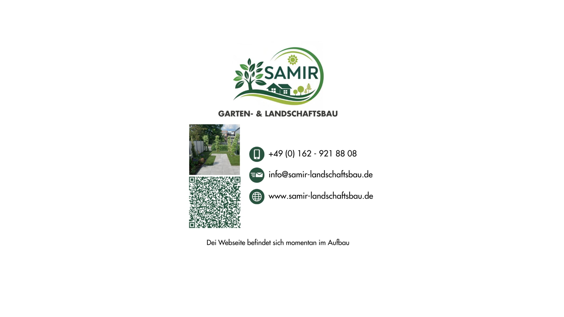 website screenshot of https://samir-landschaftsbau.de/