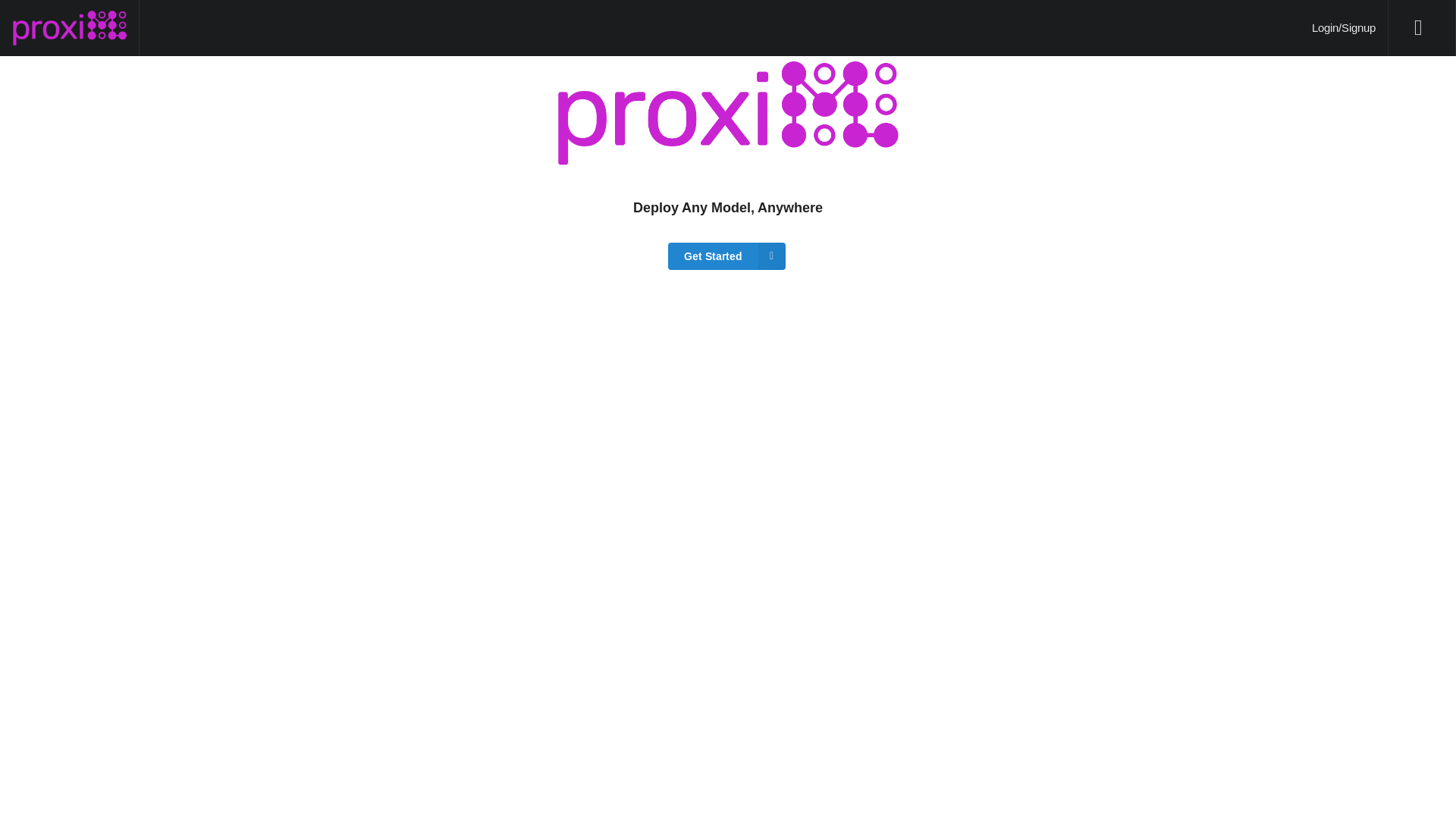 website screenshot of https://proximl-customer-app-front-end-dev.pages.dev/
