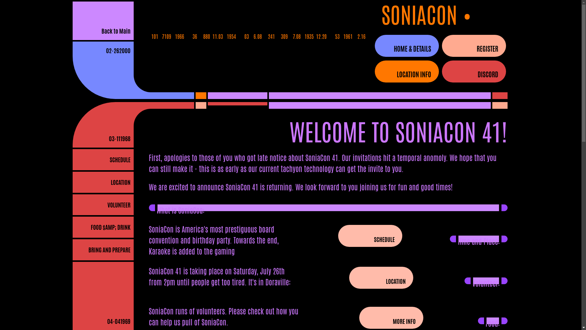 website screenshot of https://soniacon.pages.dev/