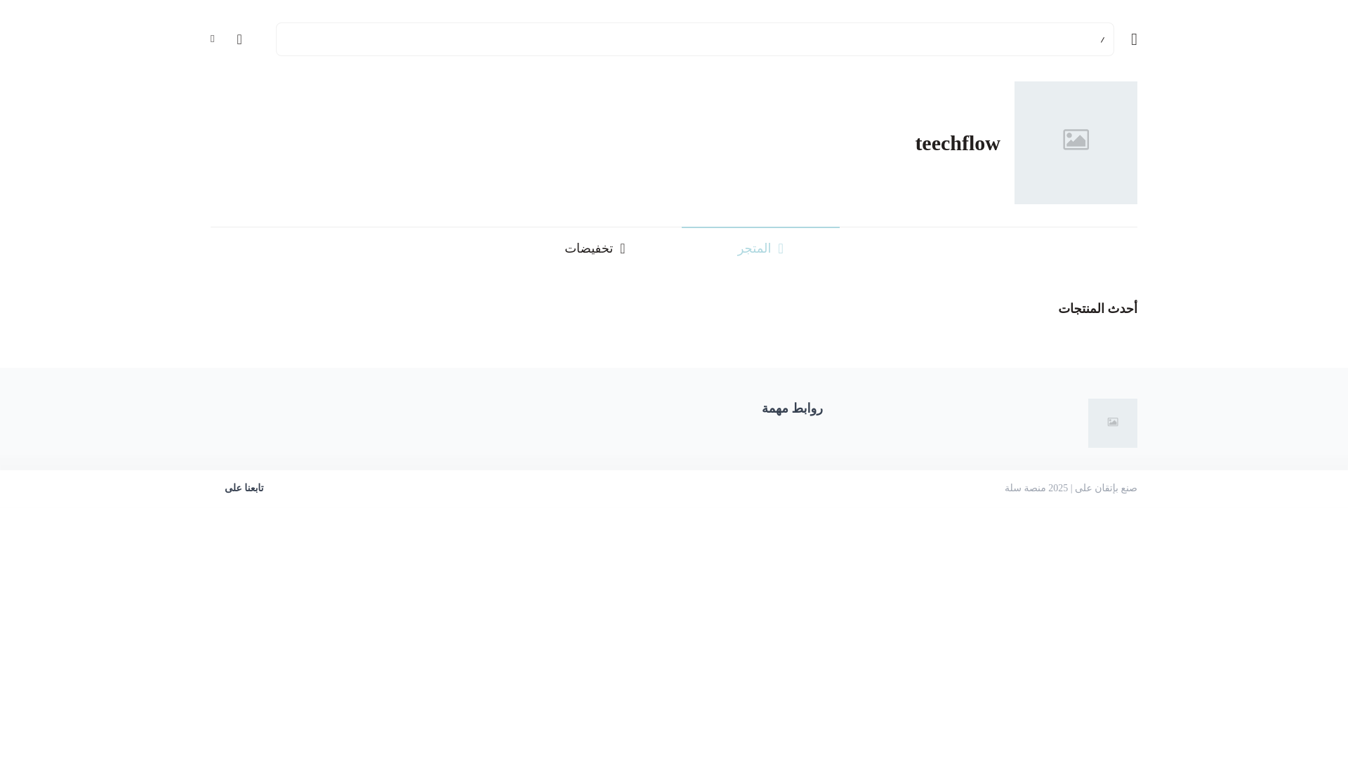 website screenshot of https://teechflow.com/