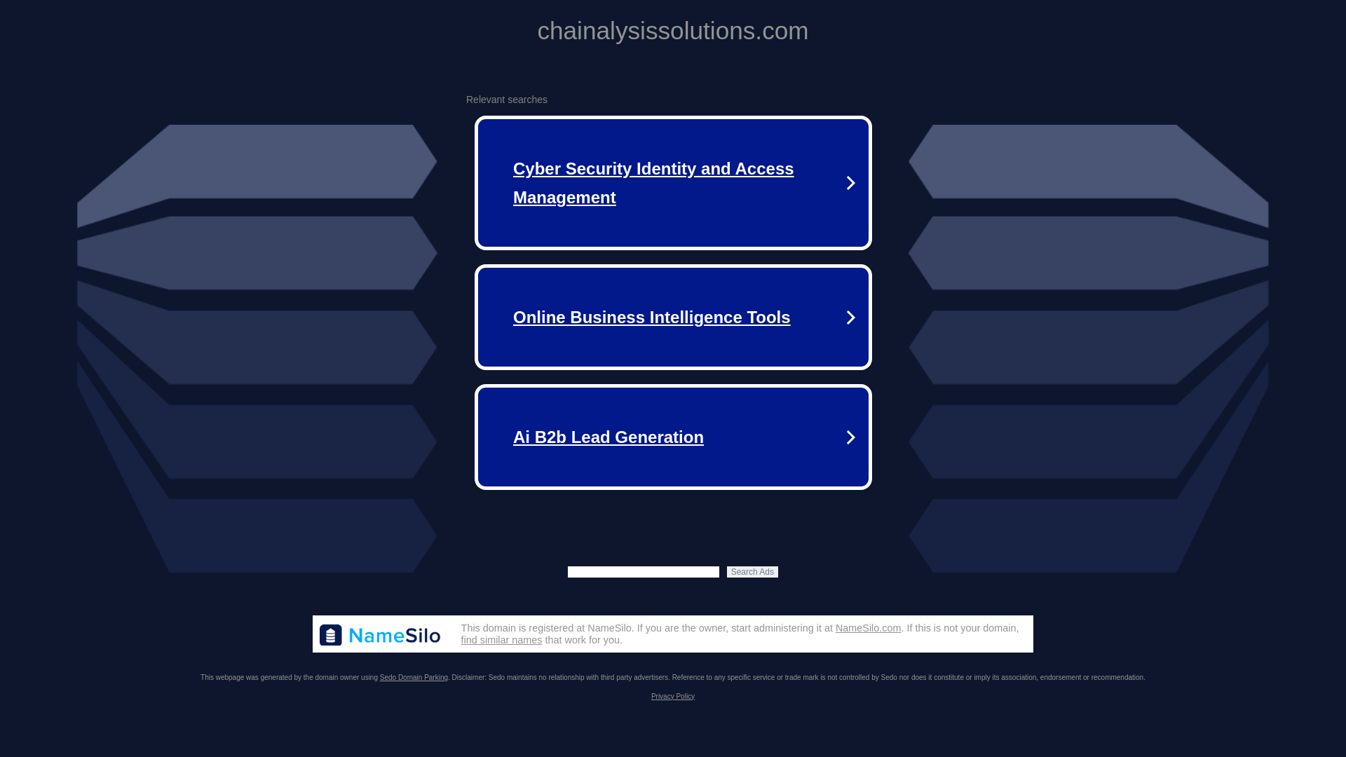 website screenshot of https://chainalysissolutions.com/
