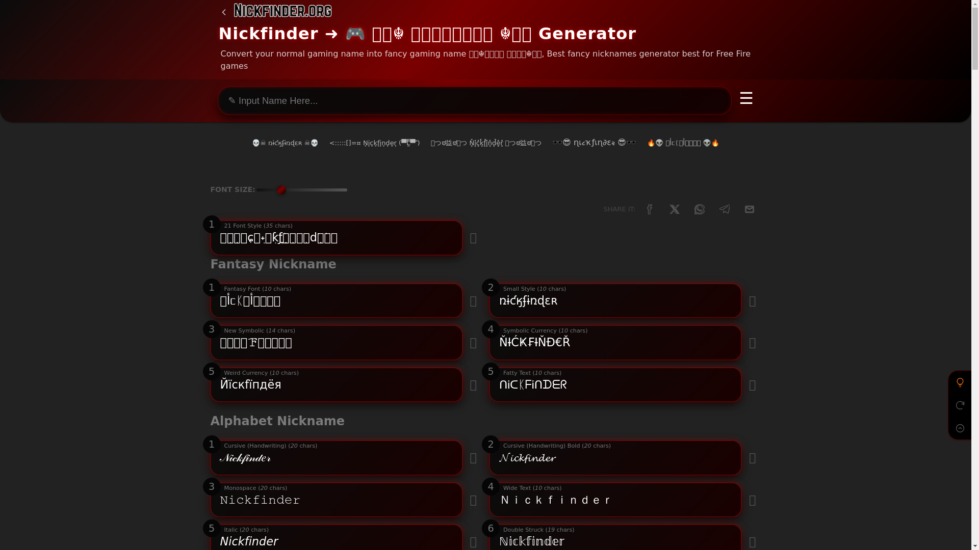 website screenshot of https://nickfinder-org.pages.dev/