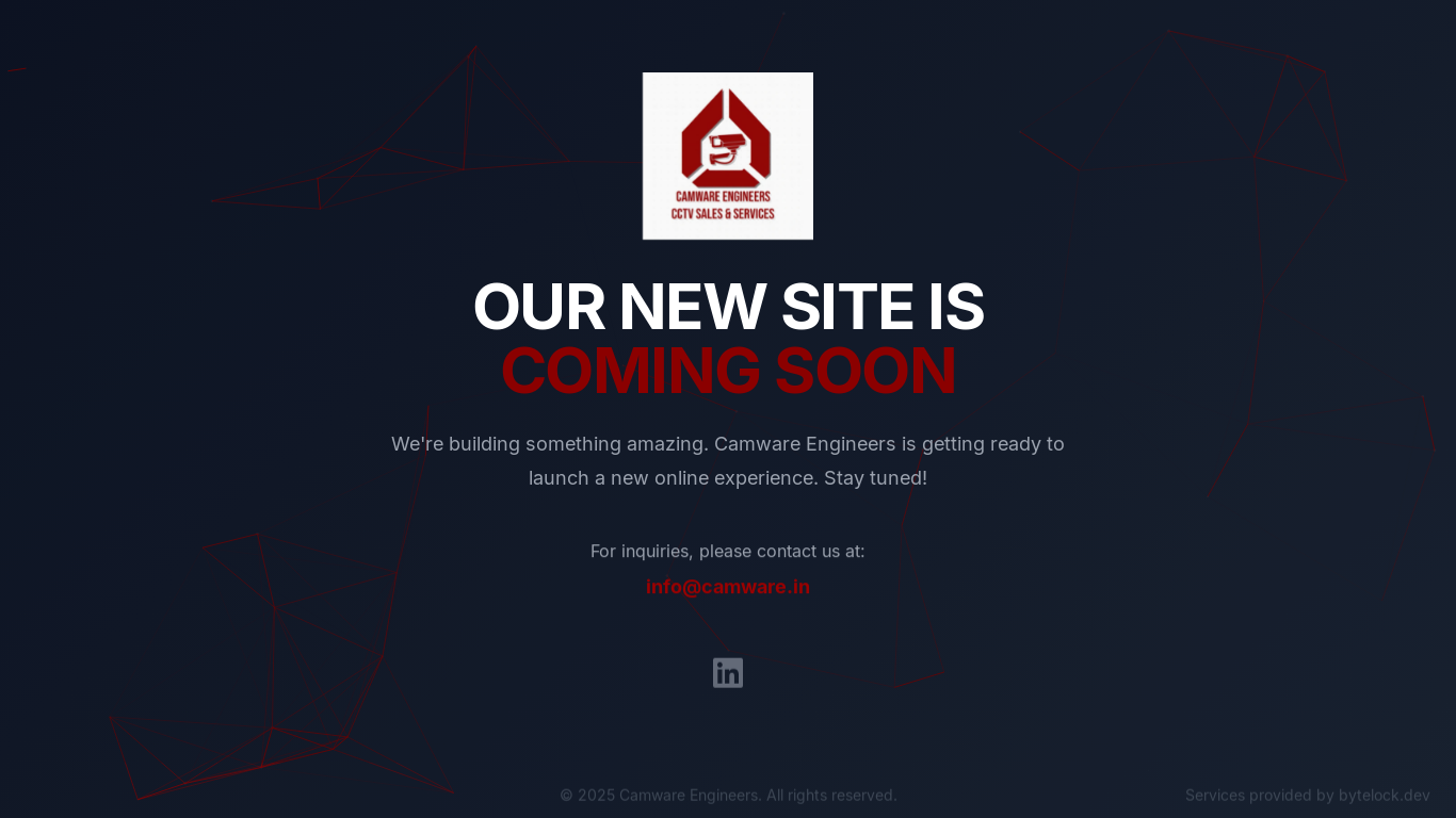 website screenshot of https://camware-website.pages.dev/