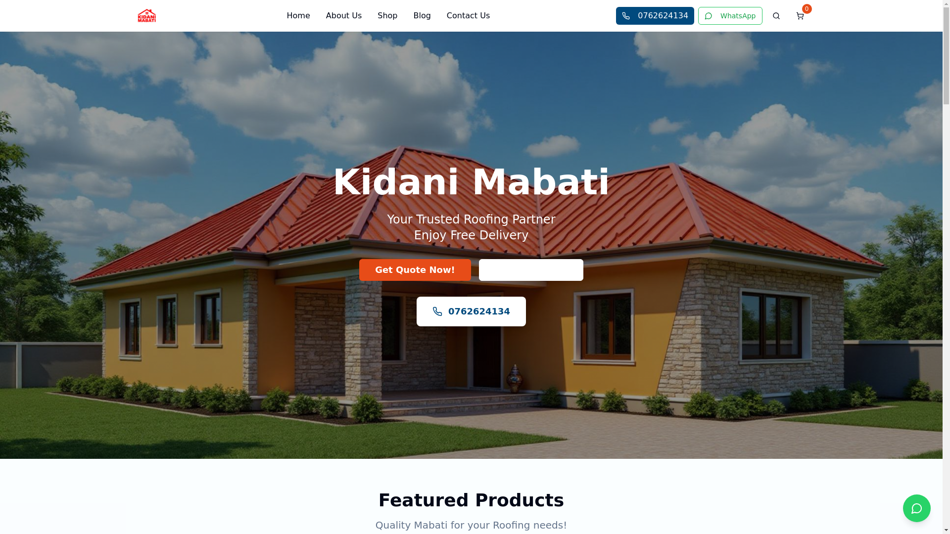 website screenshot of https://kidanimabatikenya.com/