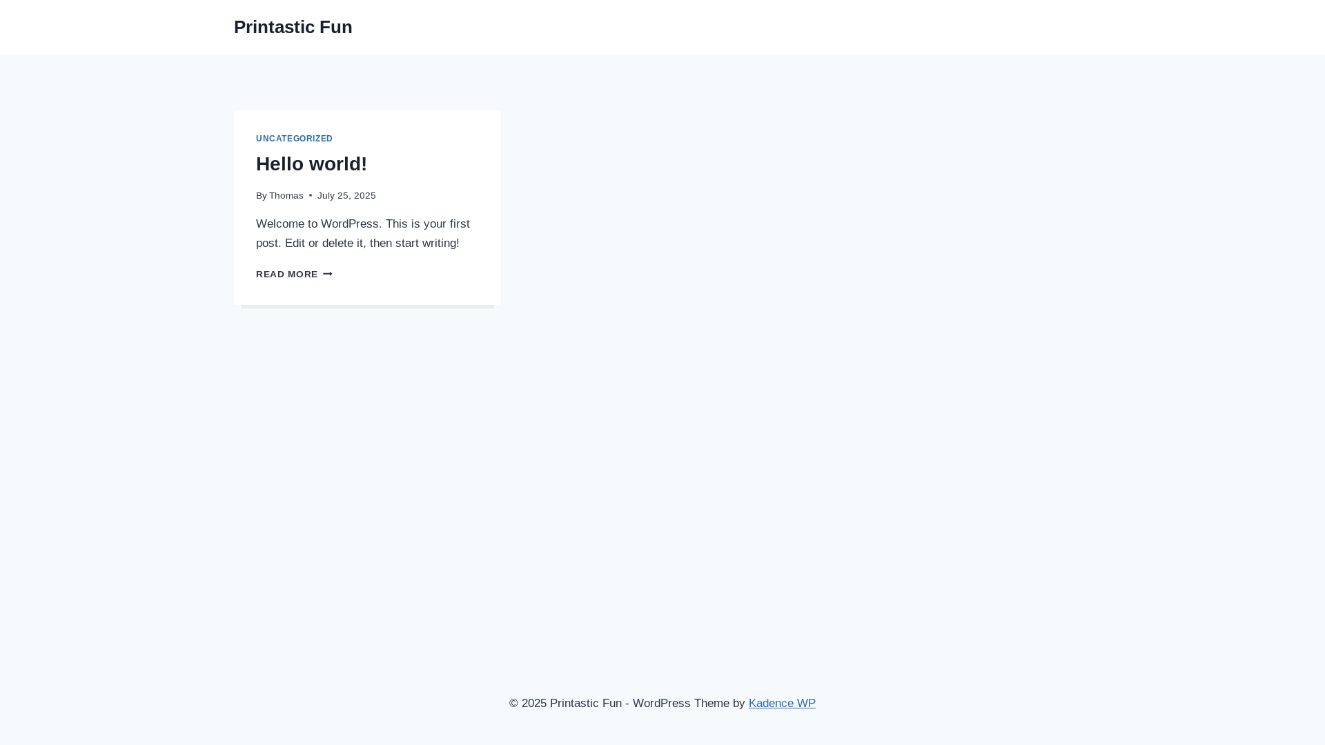 website screenshot of https://printasticfun.com/