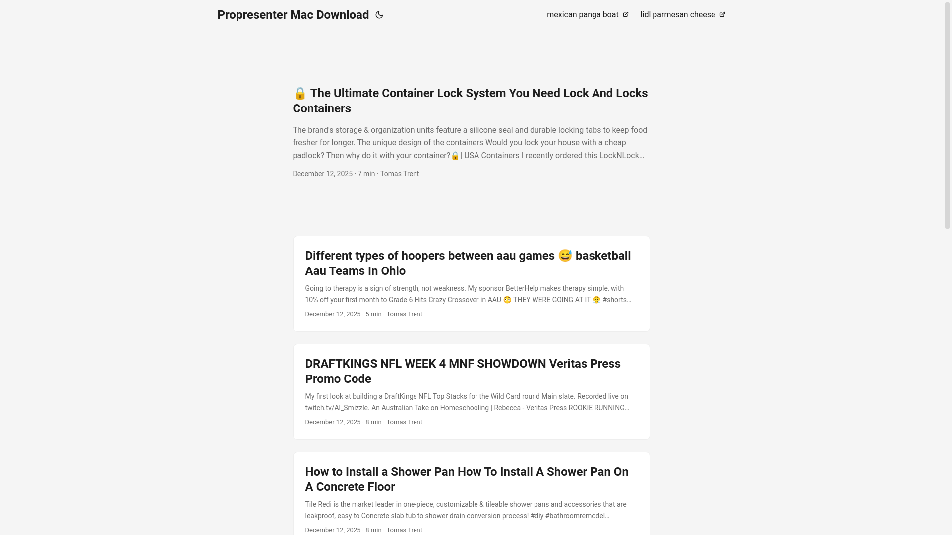 website screenshot of https://propresentermacdownload.pages.dev/