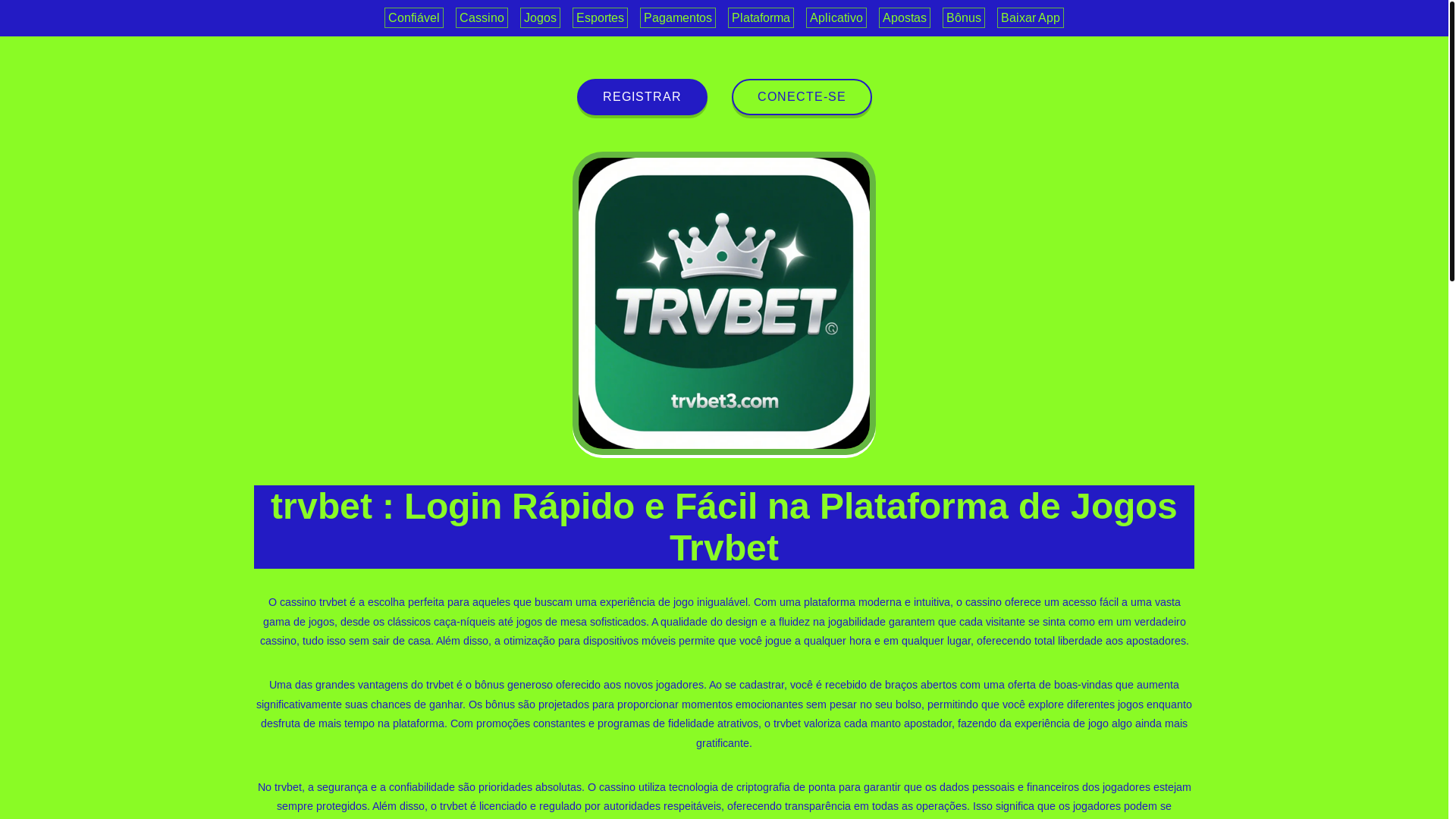 website screenshot of https://trvbet3.com/