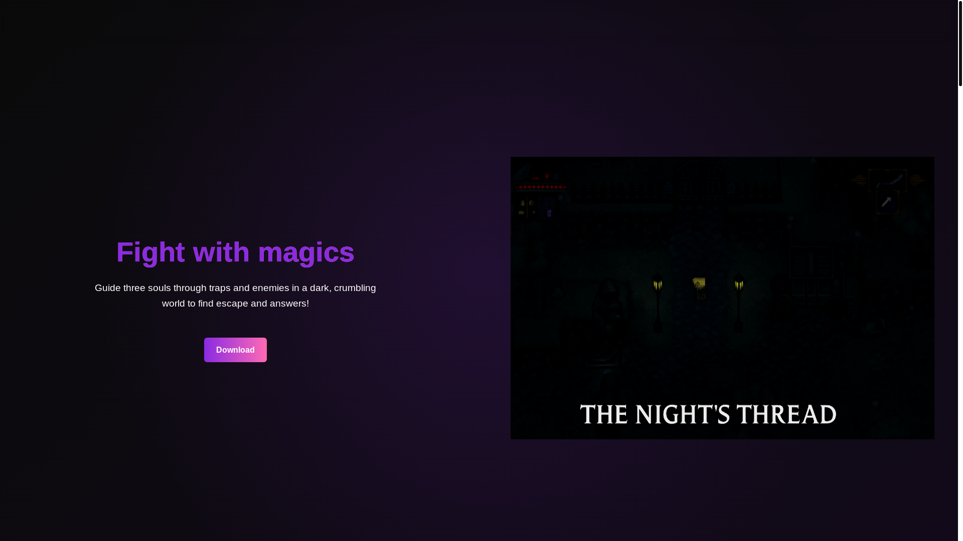 website screenshot of https://thenightsthread.pages.dev/
