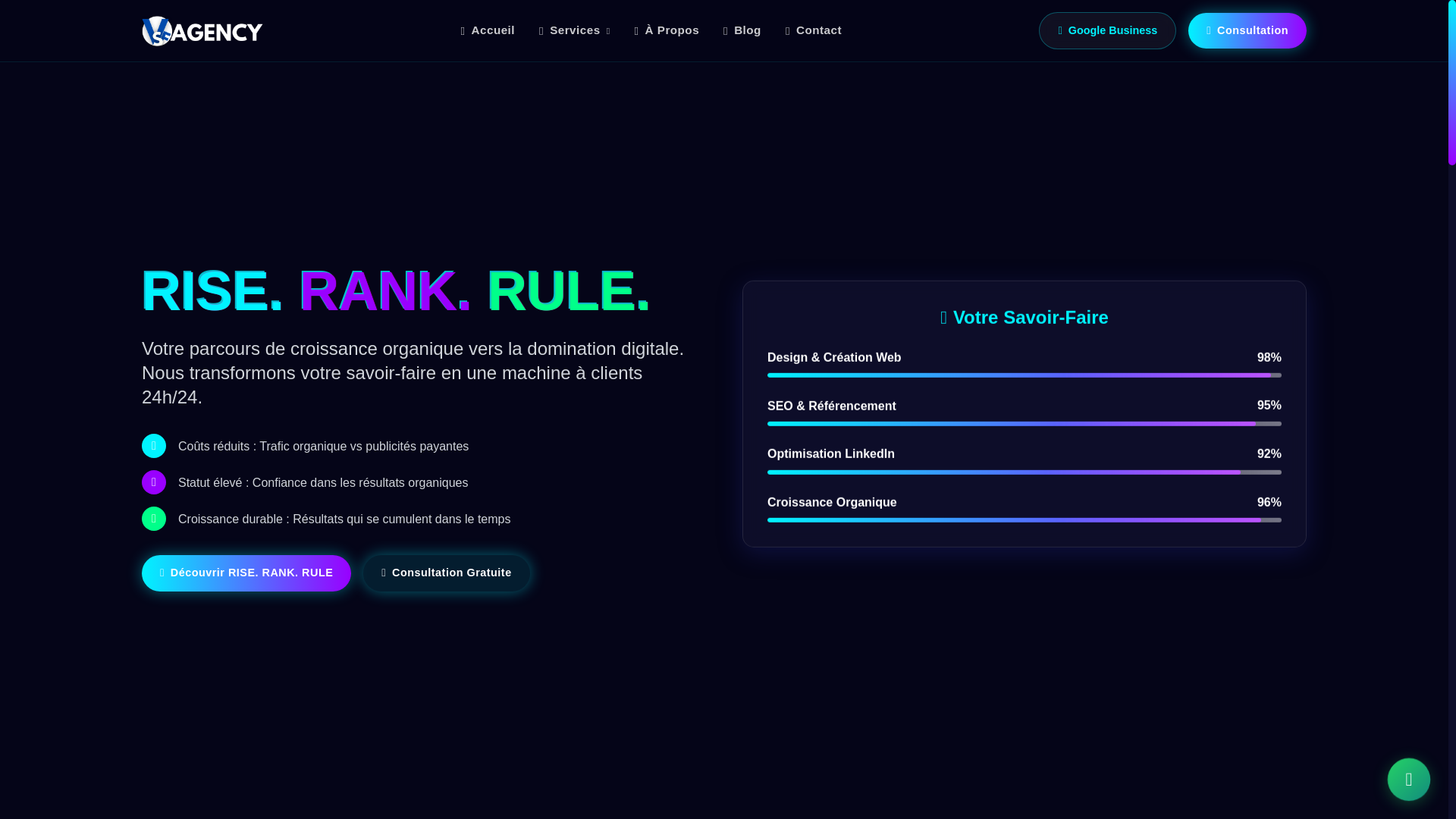 website screenshot of https://vsf-agency.ma/