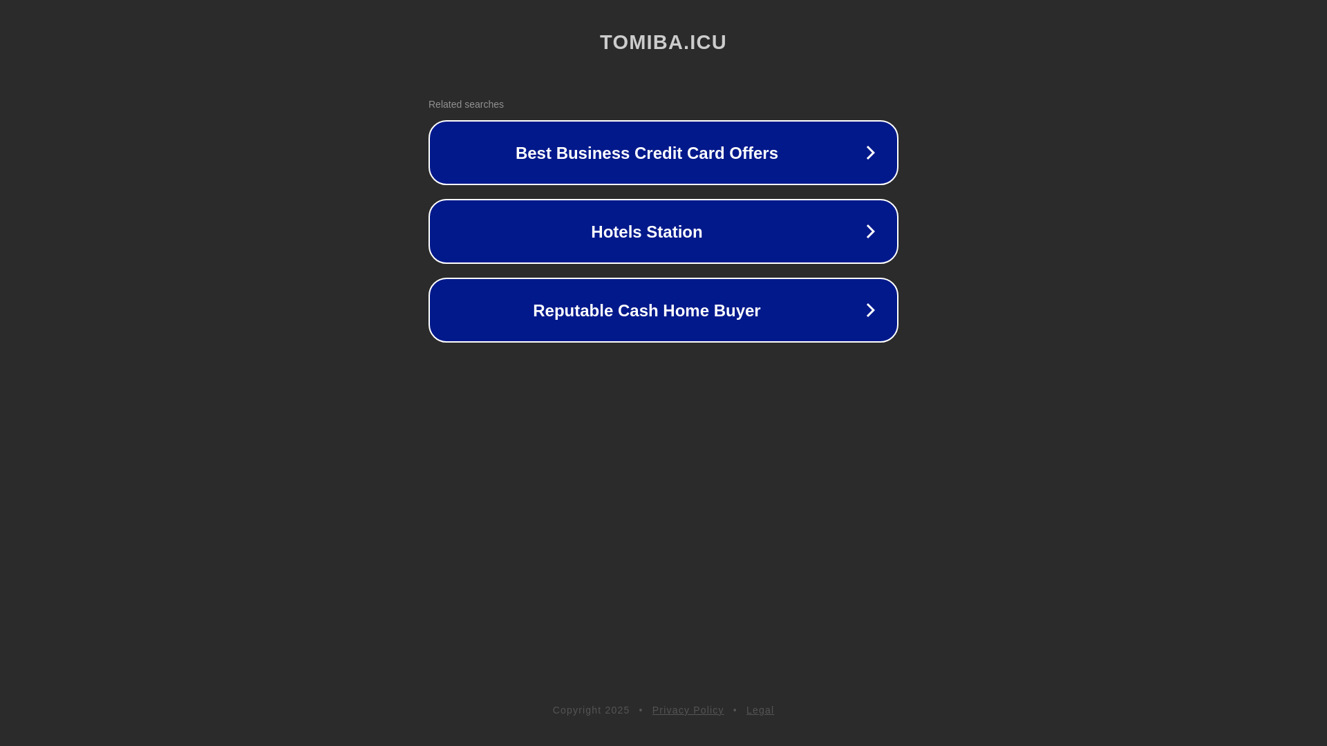 website screenshot of https://tomiba.icu/