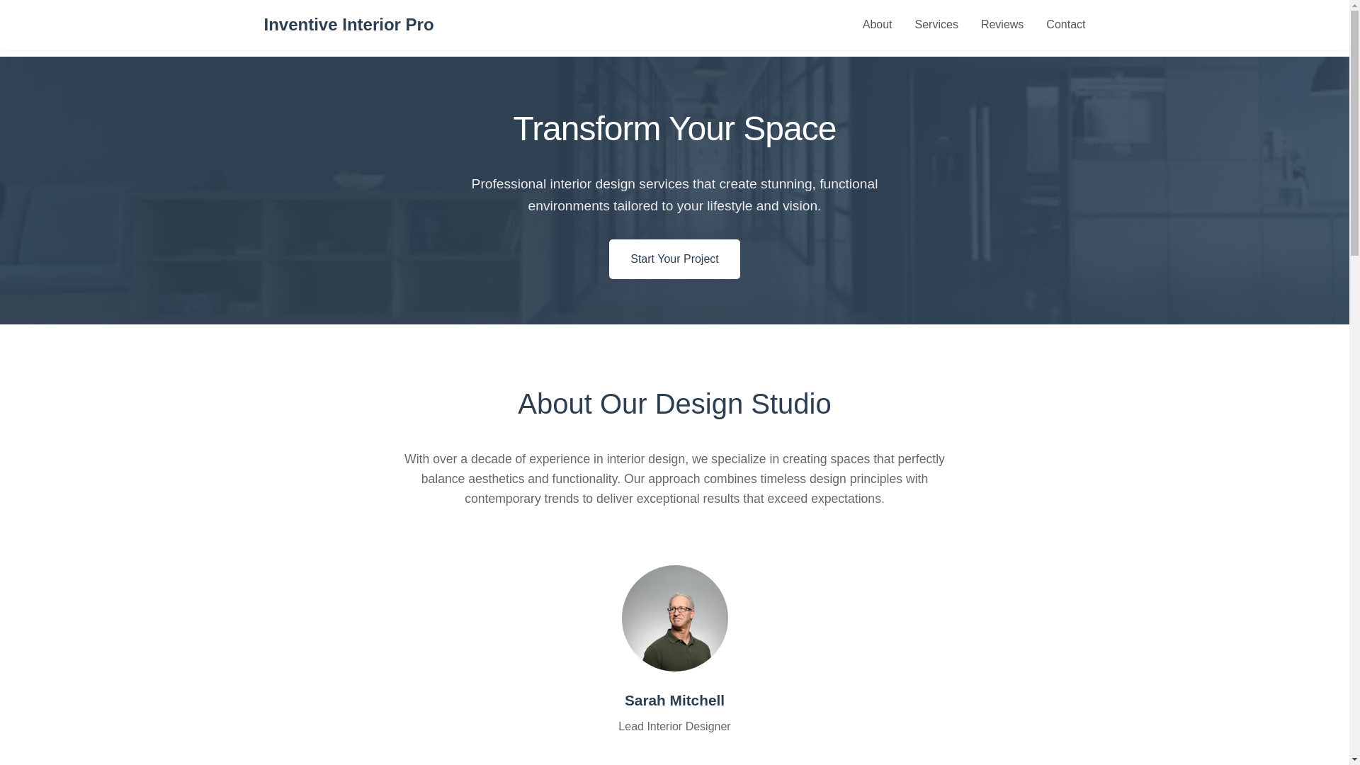 website screenshot of https://inventiveinteriorpro.shop/