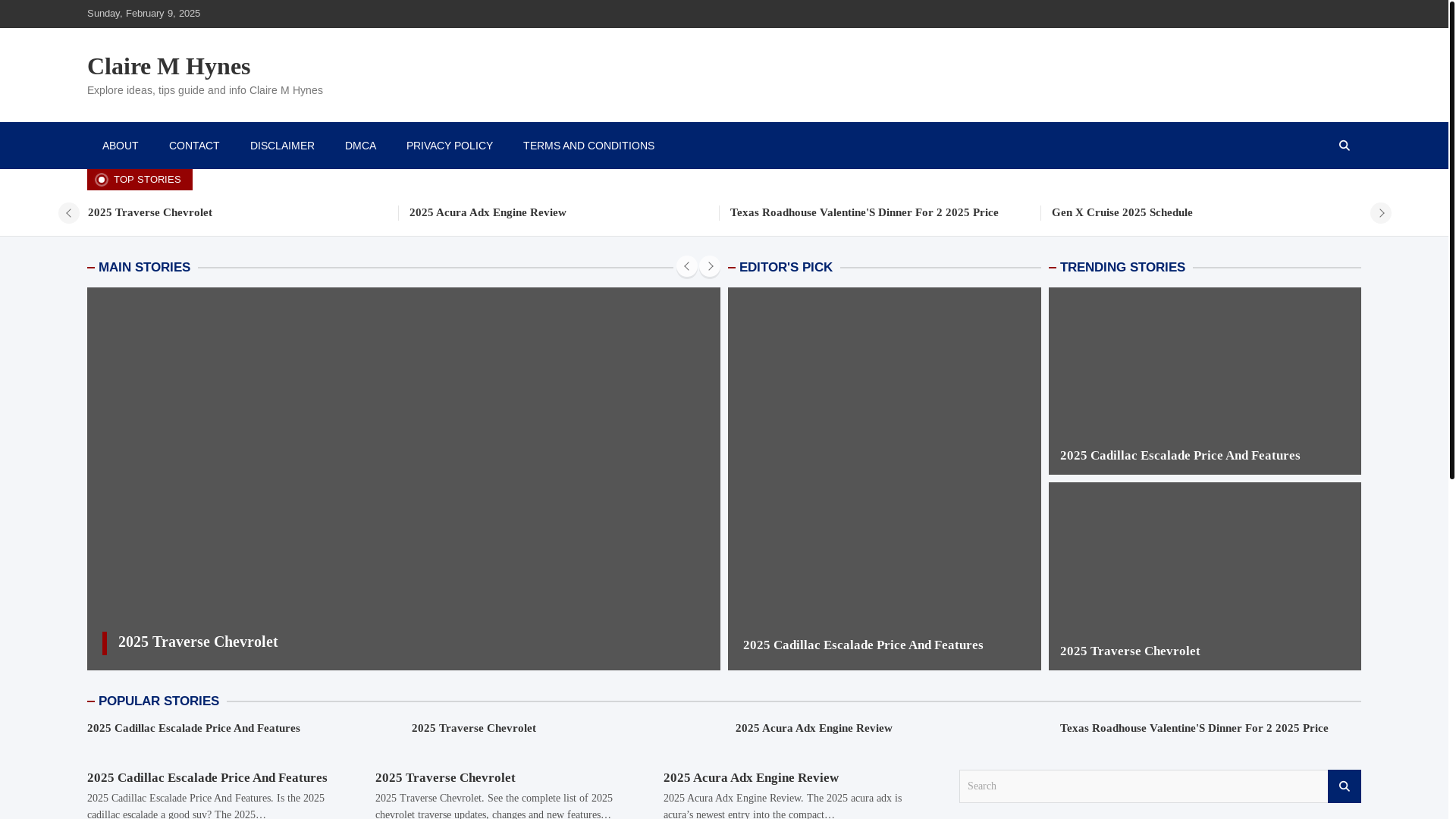 website screenshot of https://clairemhynes.pages.dev/