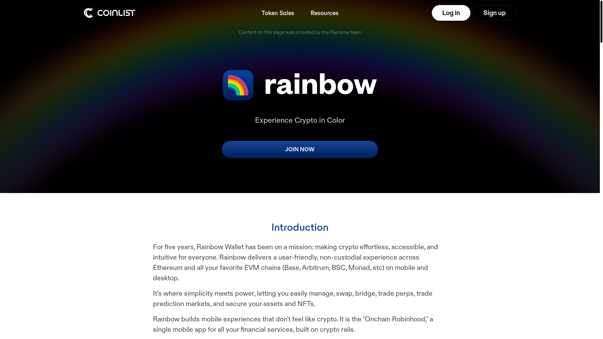 website screenshot of https://rainbows.bet/