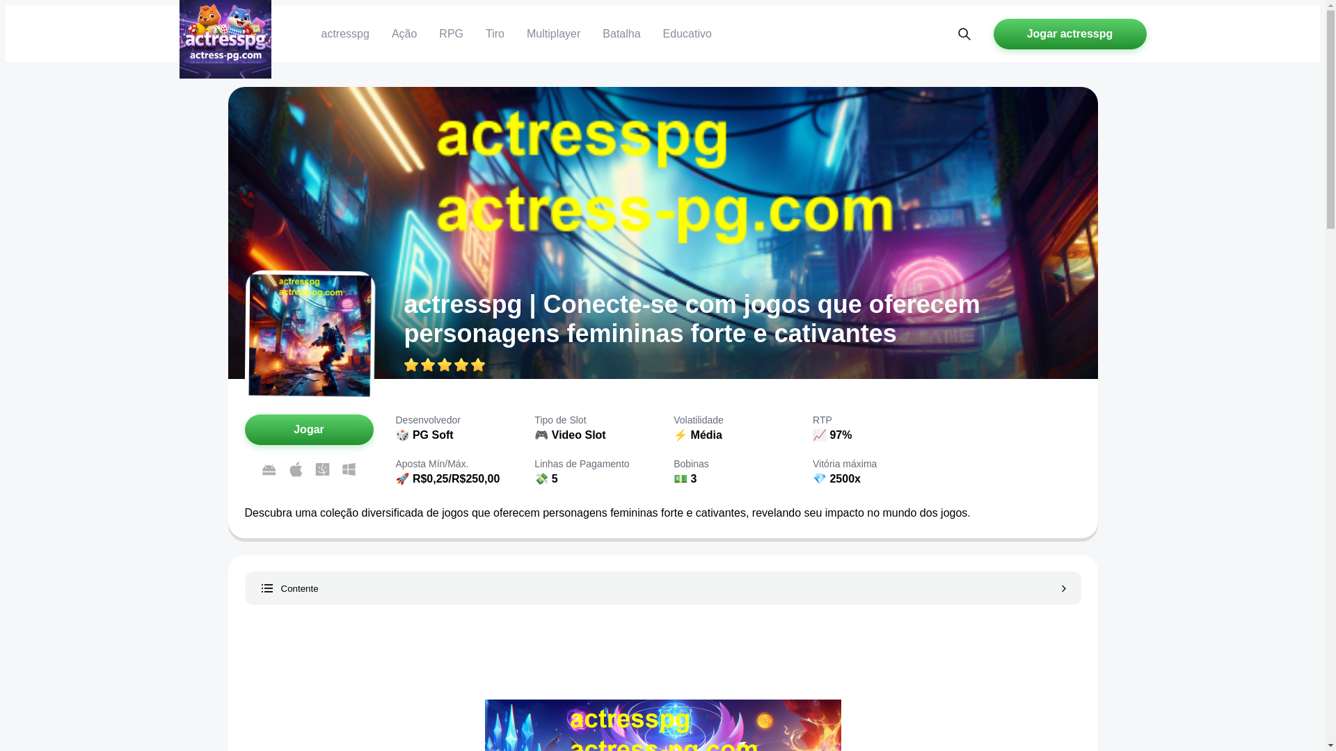 website screenshot of https://actress-pg.com/