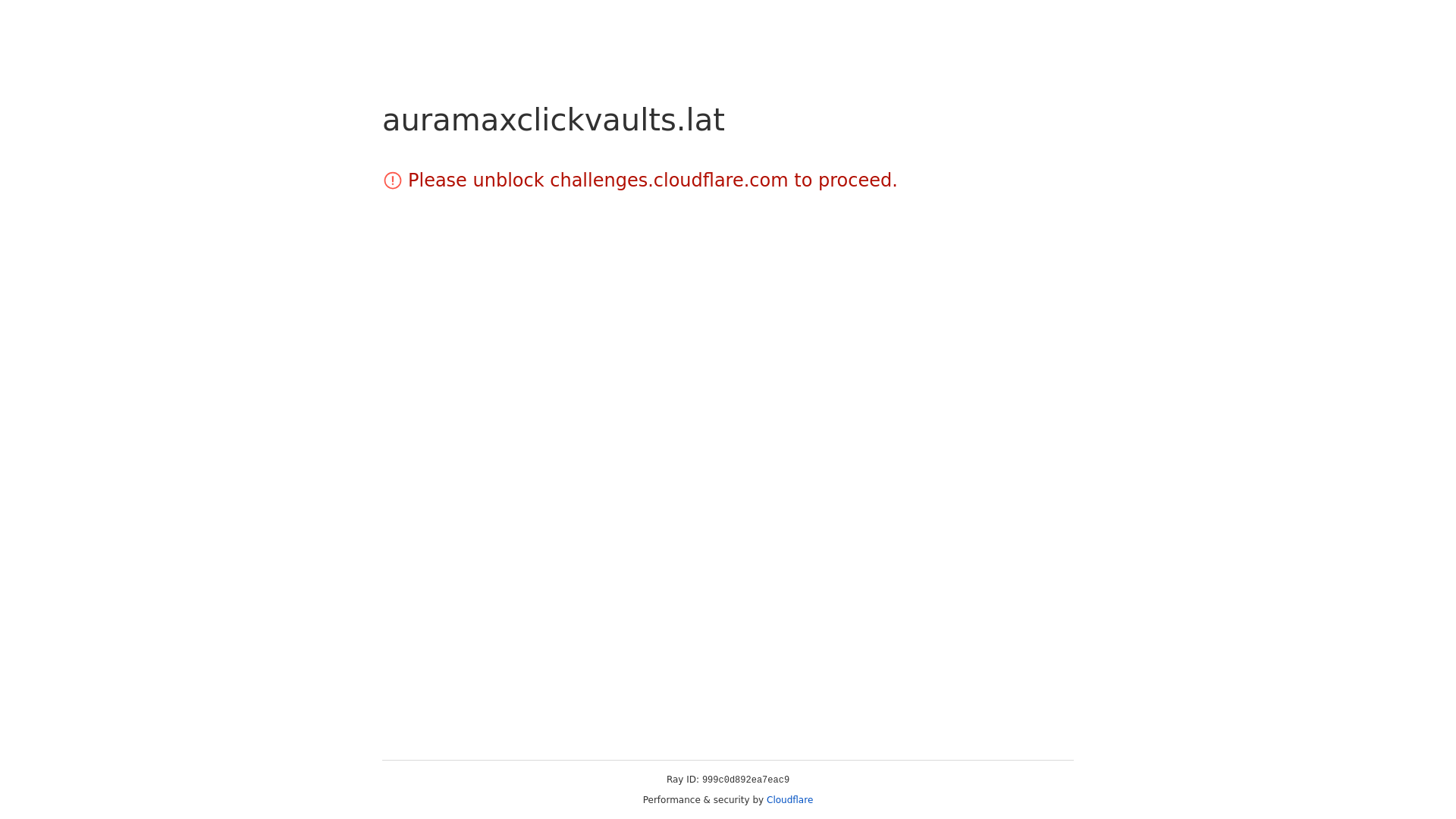 website screenshot of https://auramaxclickvaults.lat/
