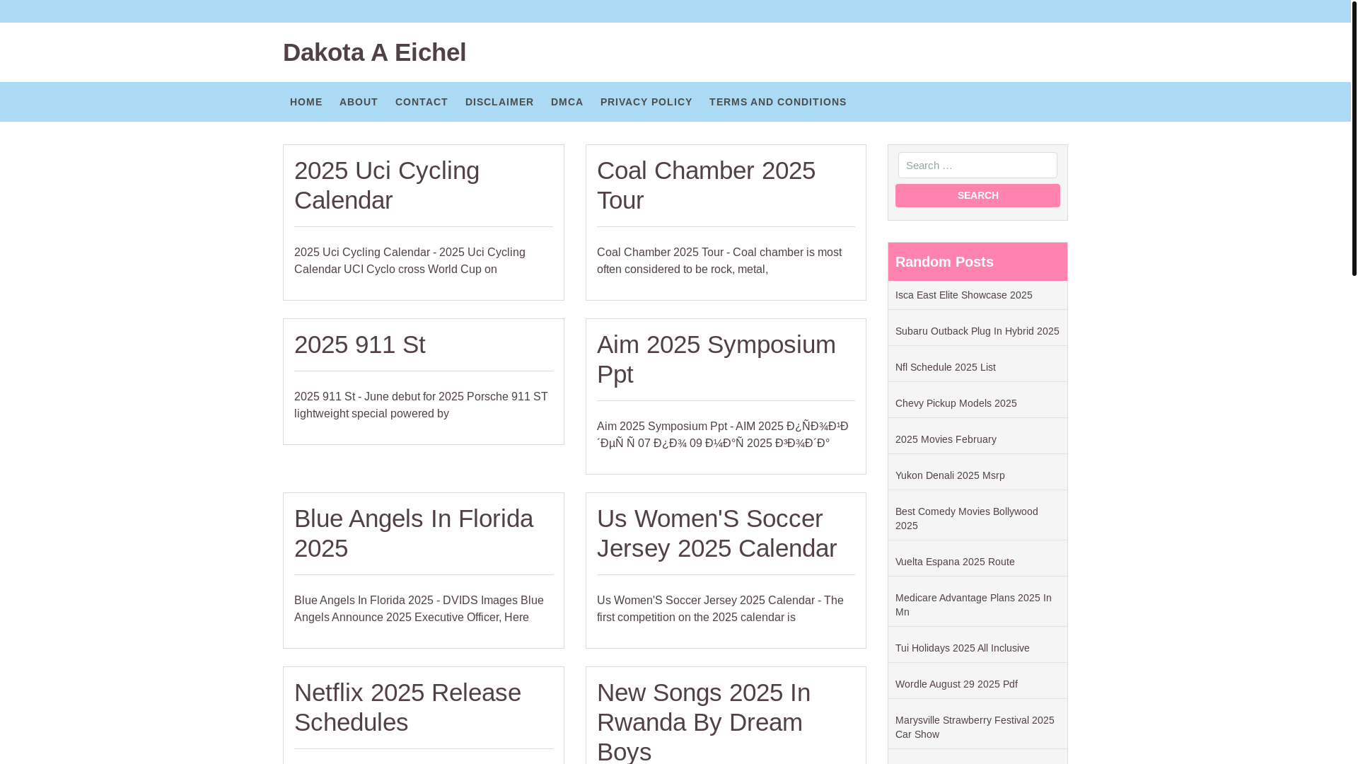 website screenshot of https://dakotaaeichel.pages.dev/