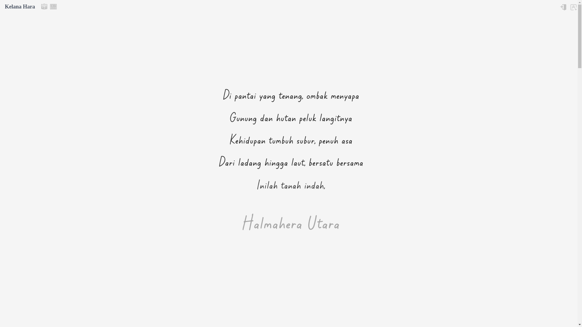 website screenshot of https://kelana-hara.pages.dev/