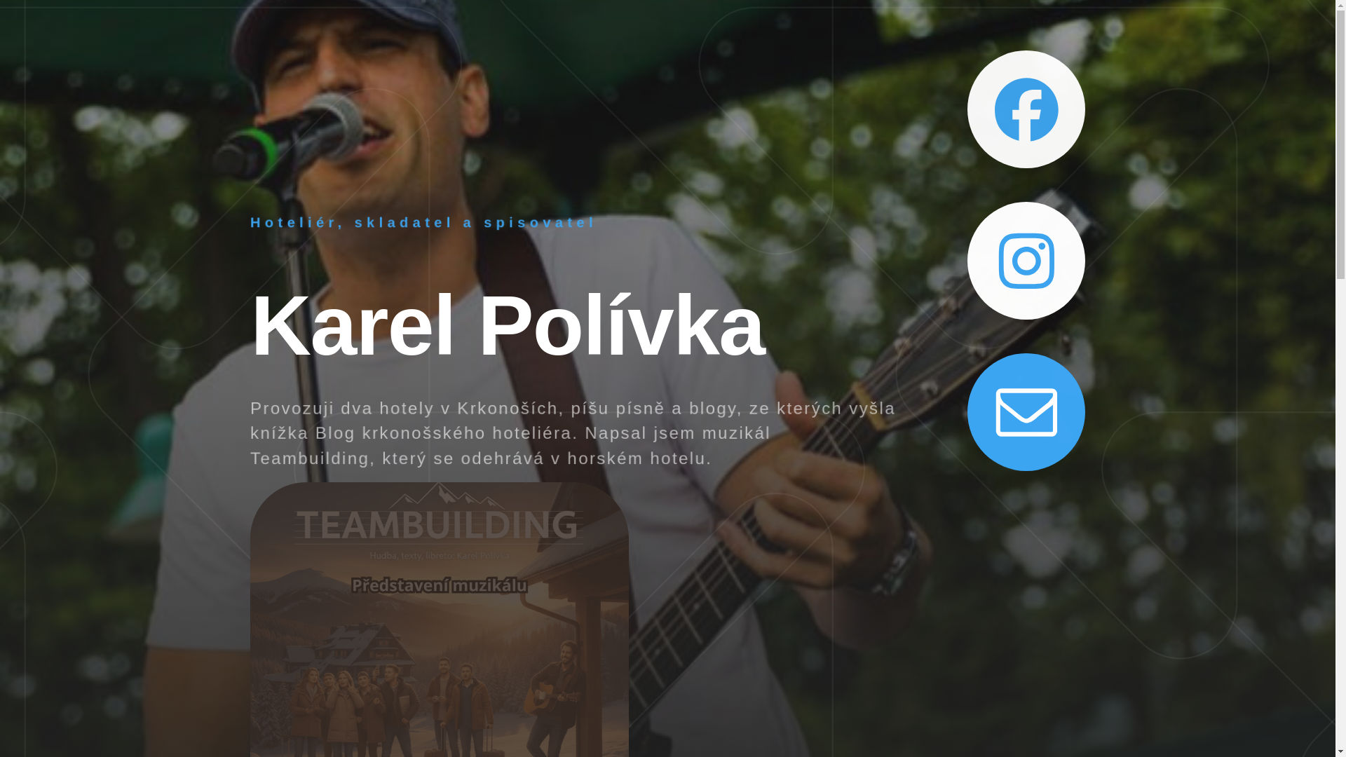 website screenshot of https://karelpolivka.cz/