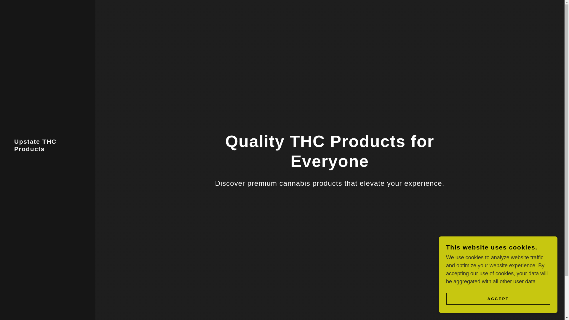 website screenshot of https://upstate-cannabis.com/
