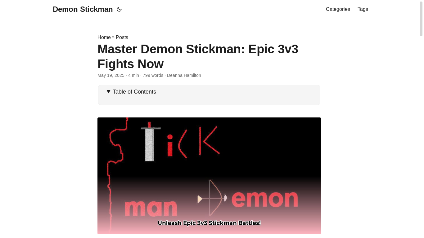 website screenshot of https://demon-stickman.pages.dev/