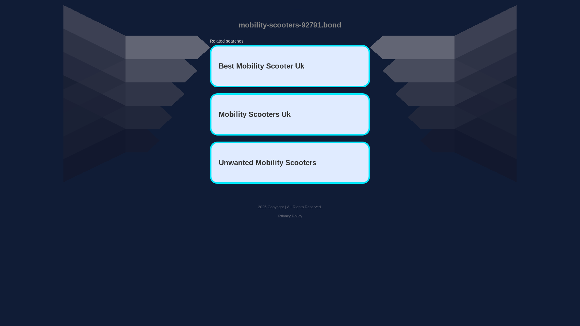 website screenshot of https://mobility-scooters-92791.bond/