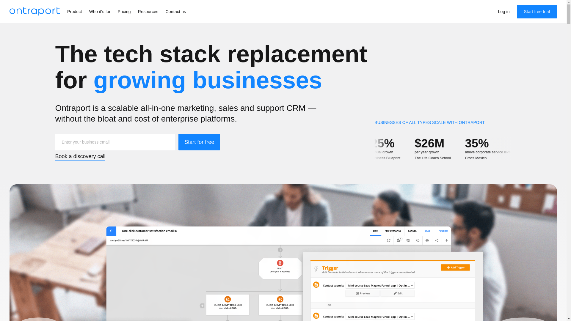 website screenshot of https://ontraport-sync.com/