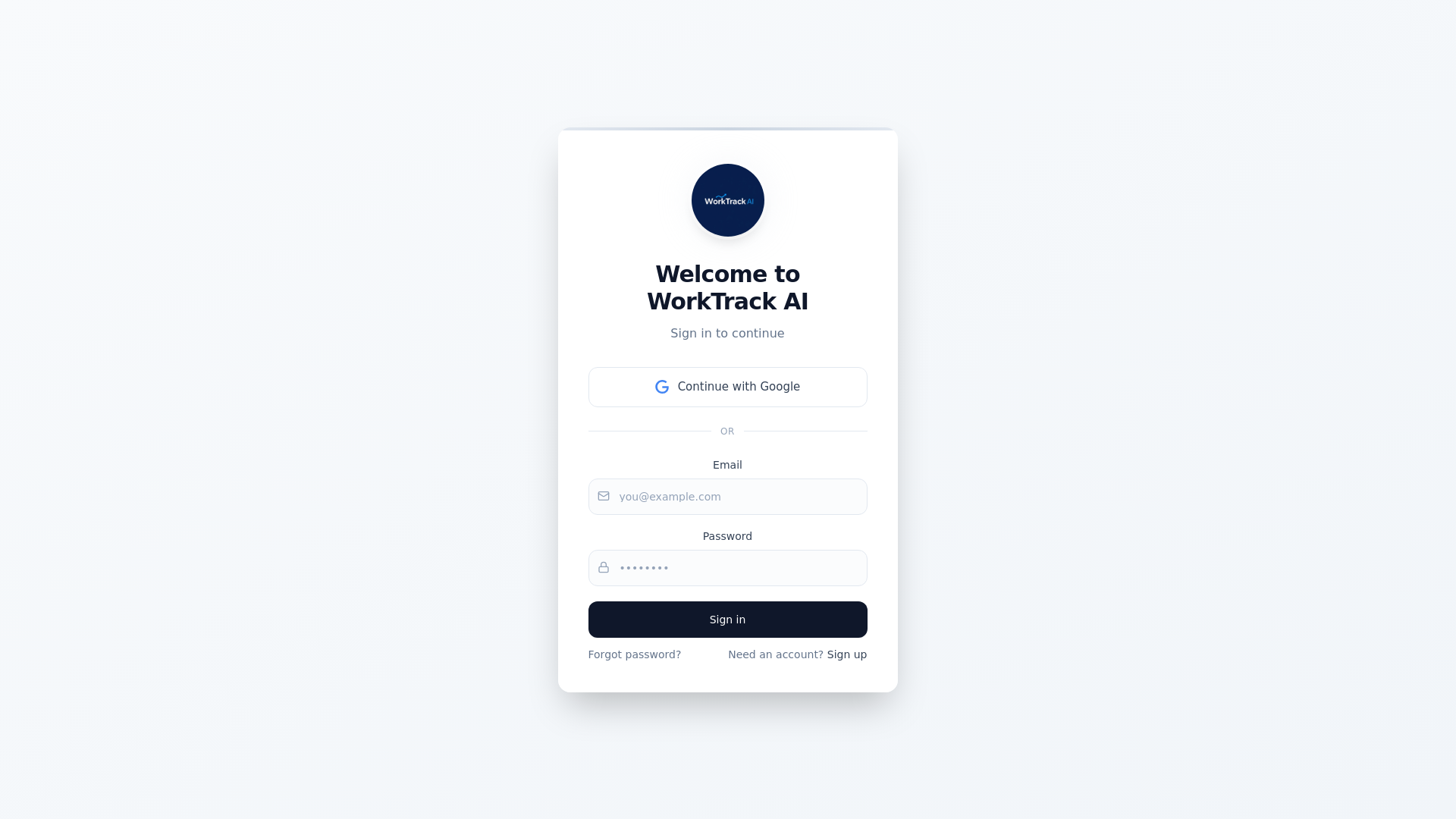 website screenshot of https://work-track.app/