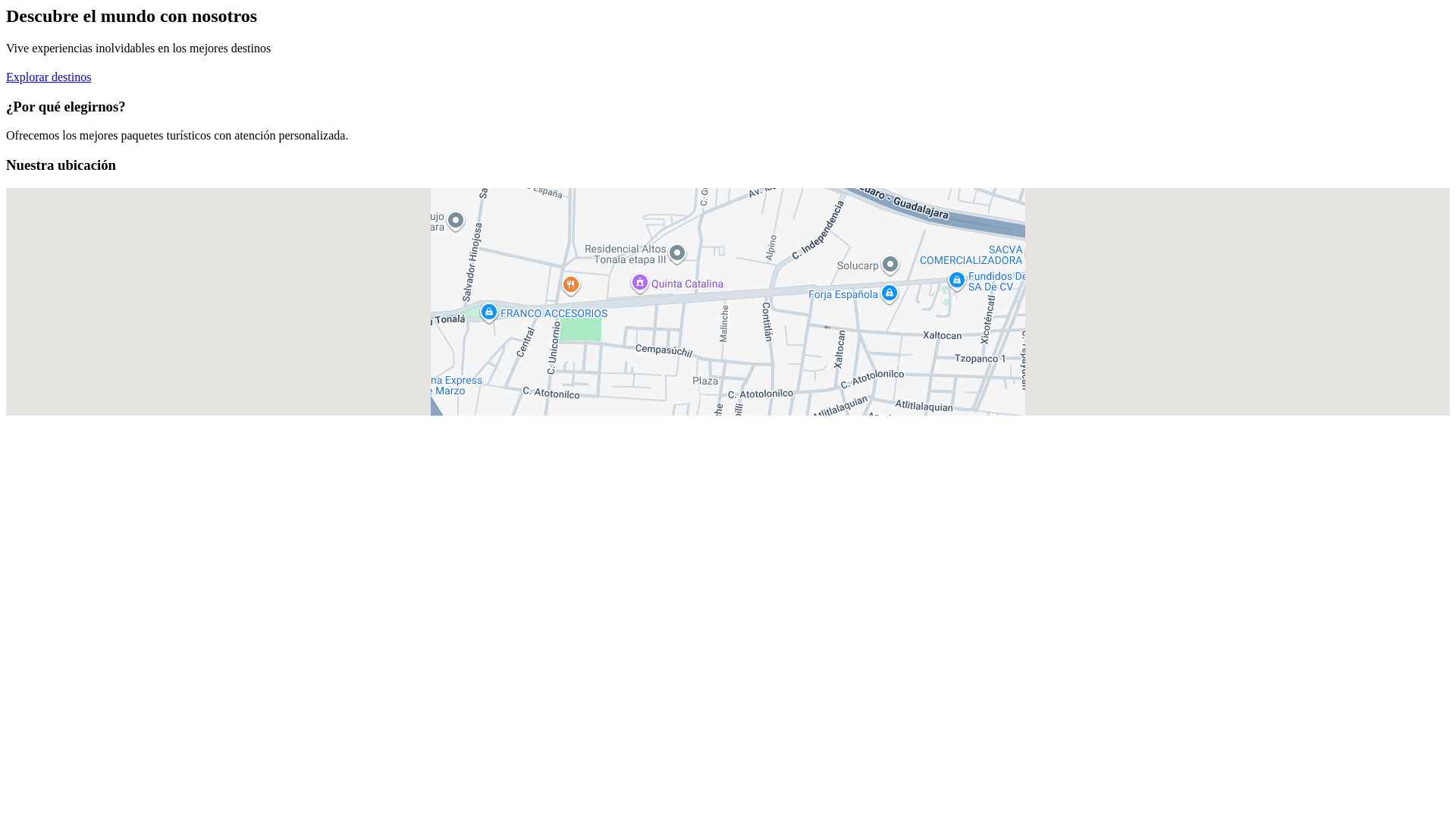 website screenshot of https://varitravelgdl.com/