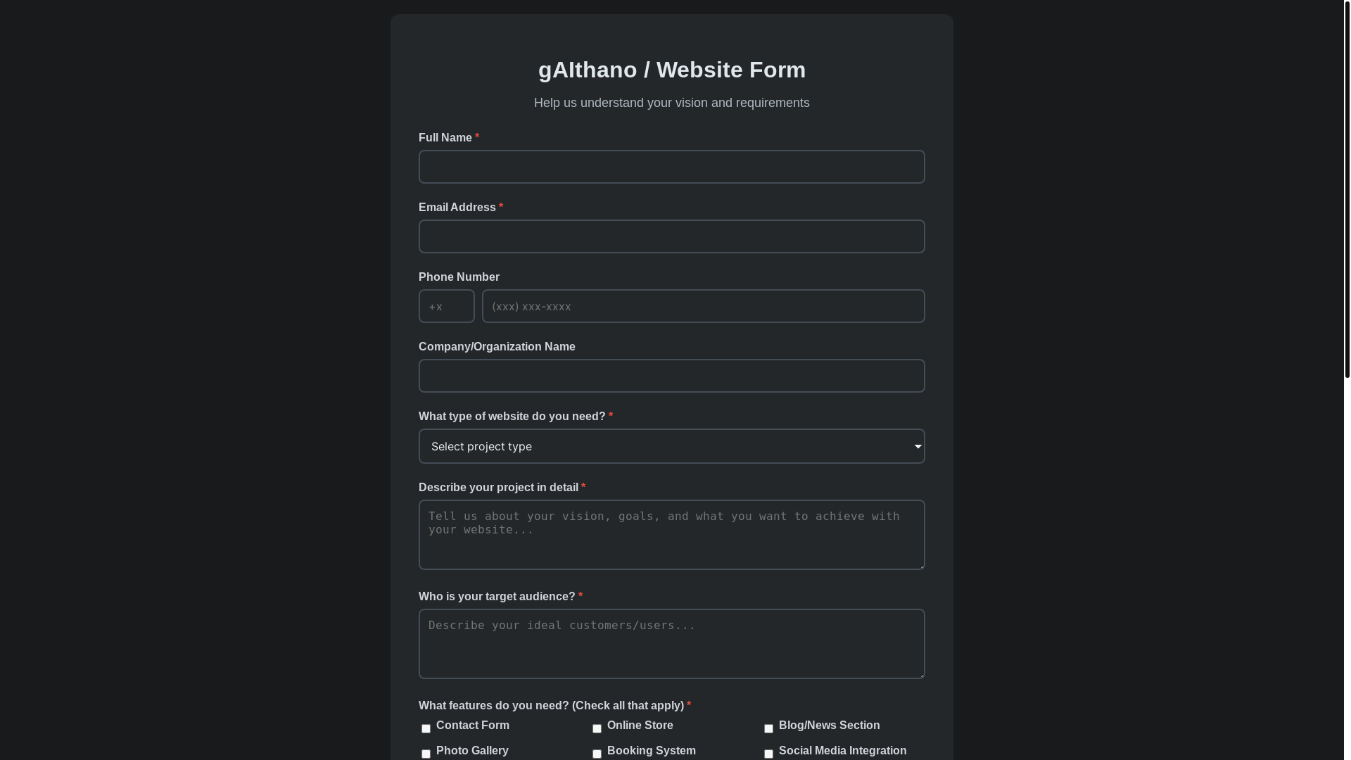 website screenshot of https://gaithanoforms.pages.dev/