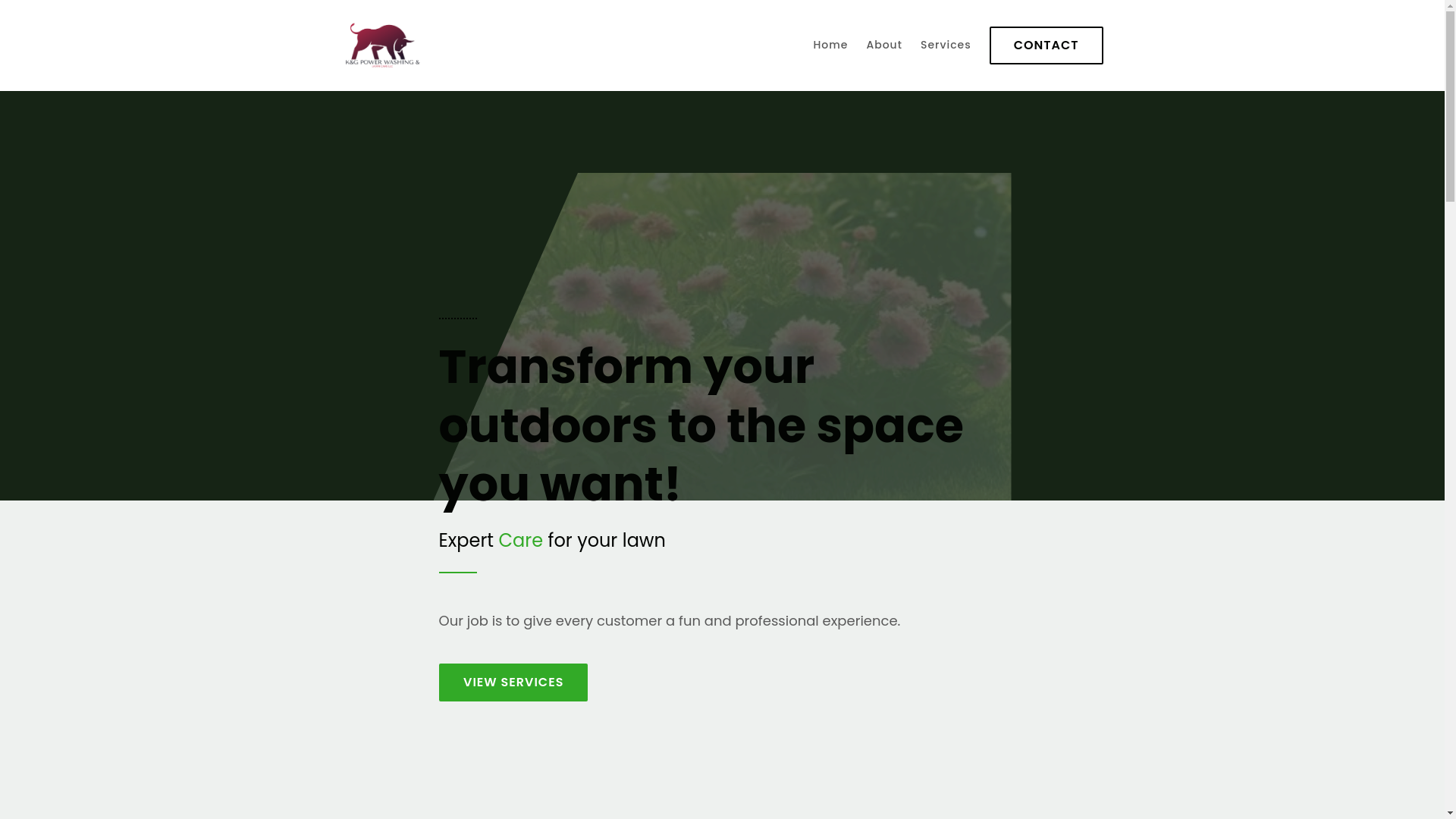 website screenshot of https://kgpowerwashingandlawncare.com/