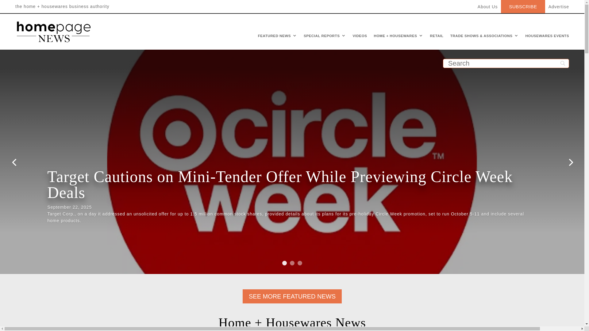 website screenshot of https://homepagenews.com/
