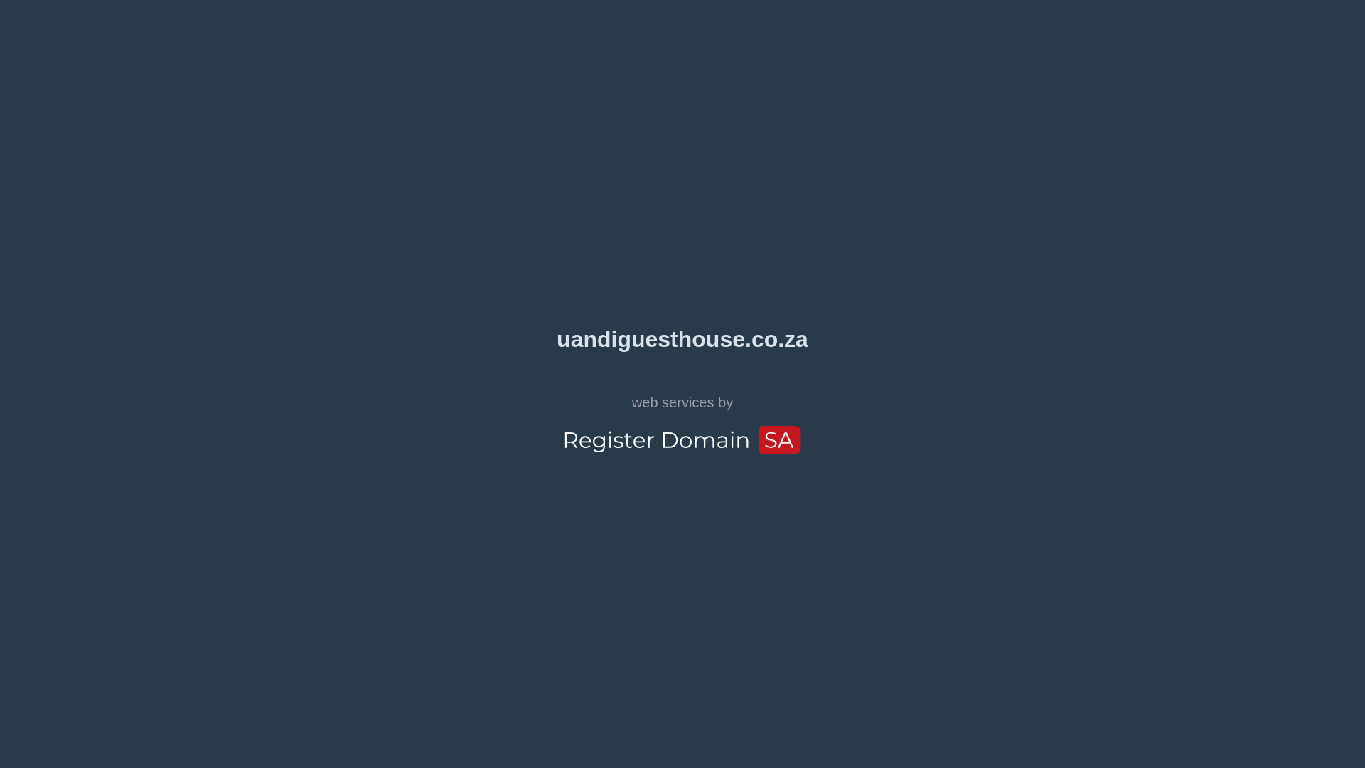 website screenshot of https://uandiguesthouse.co.za/
