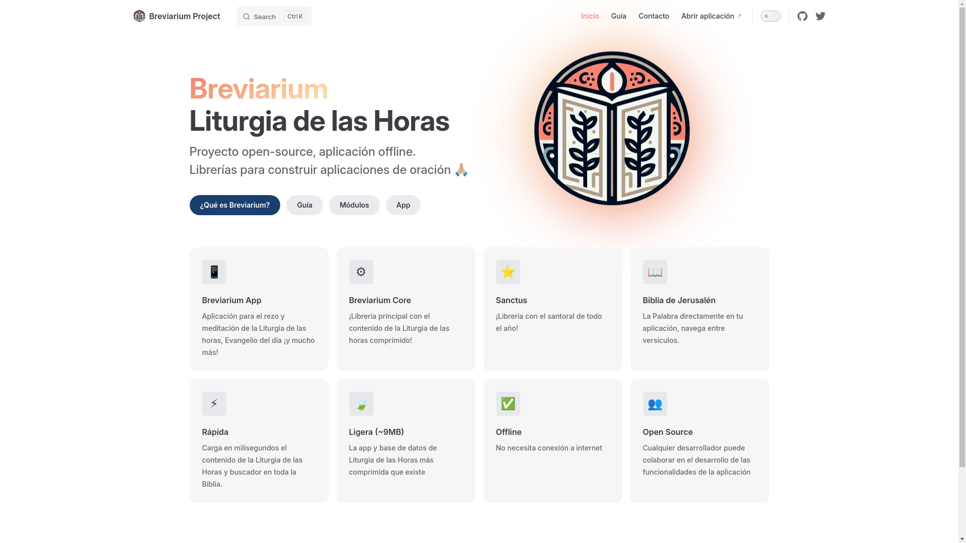 website screenshot of https://breviarium--site.pages.dev/