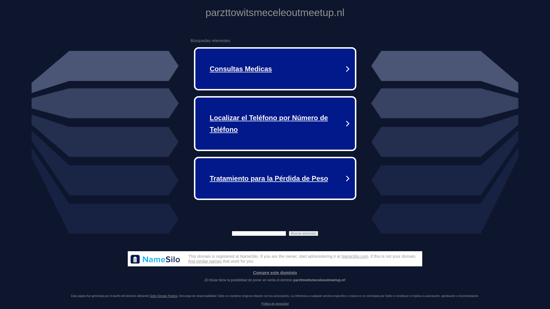 website screenshot of https://parzttowitsmeceleoutmeetup.nl/
