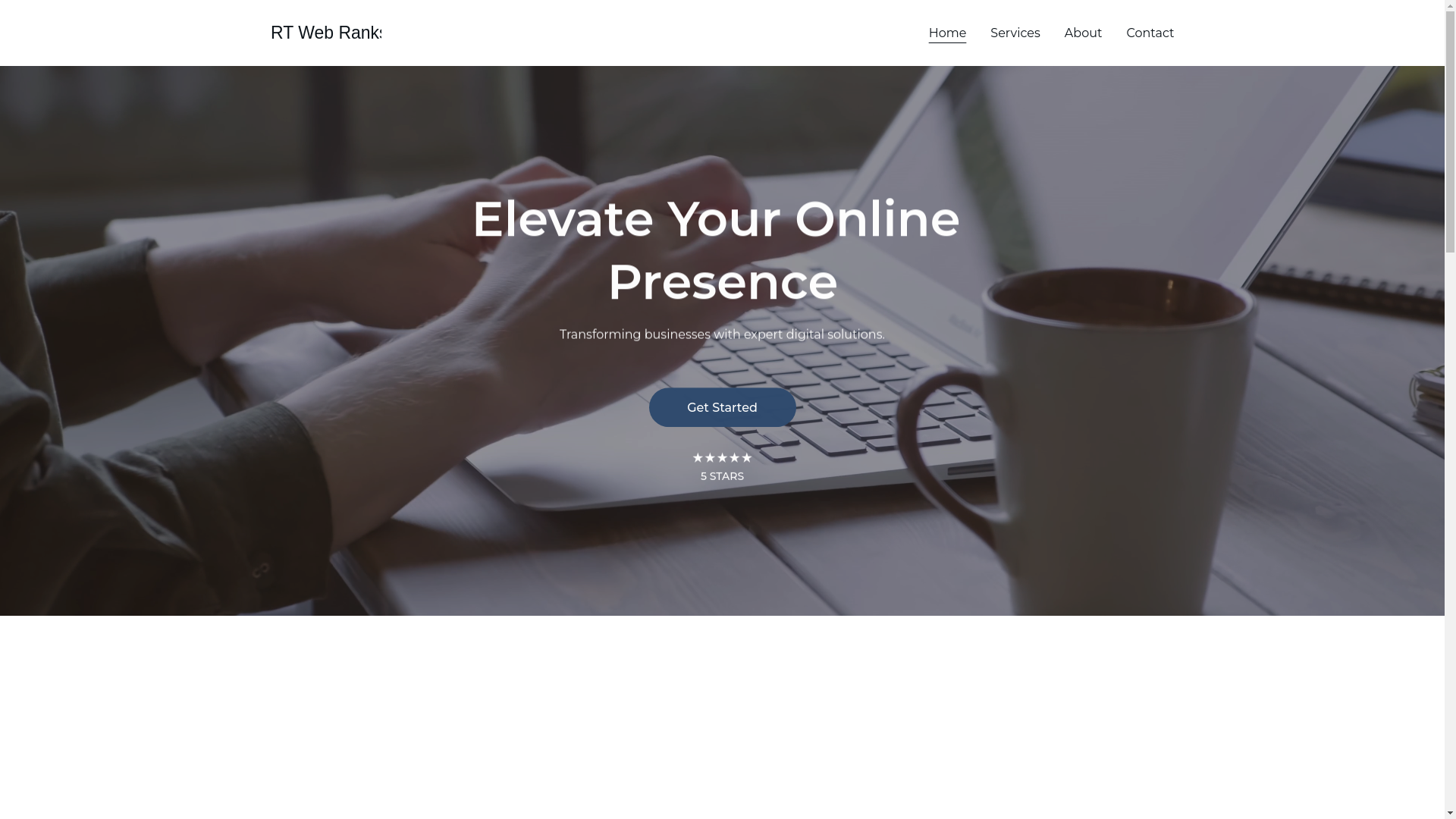 website screenshot of https://rtwebranks.co.uk/