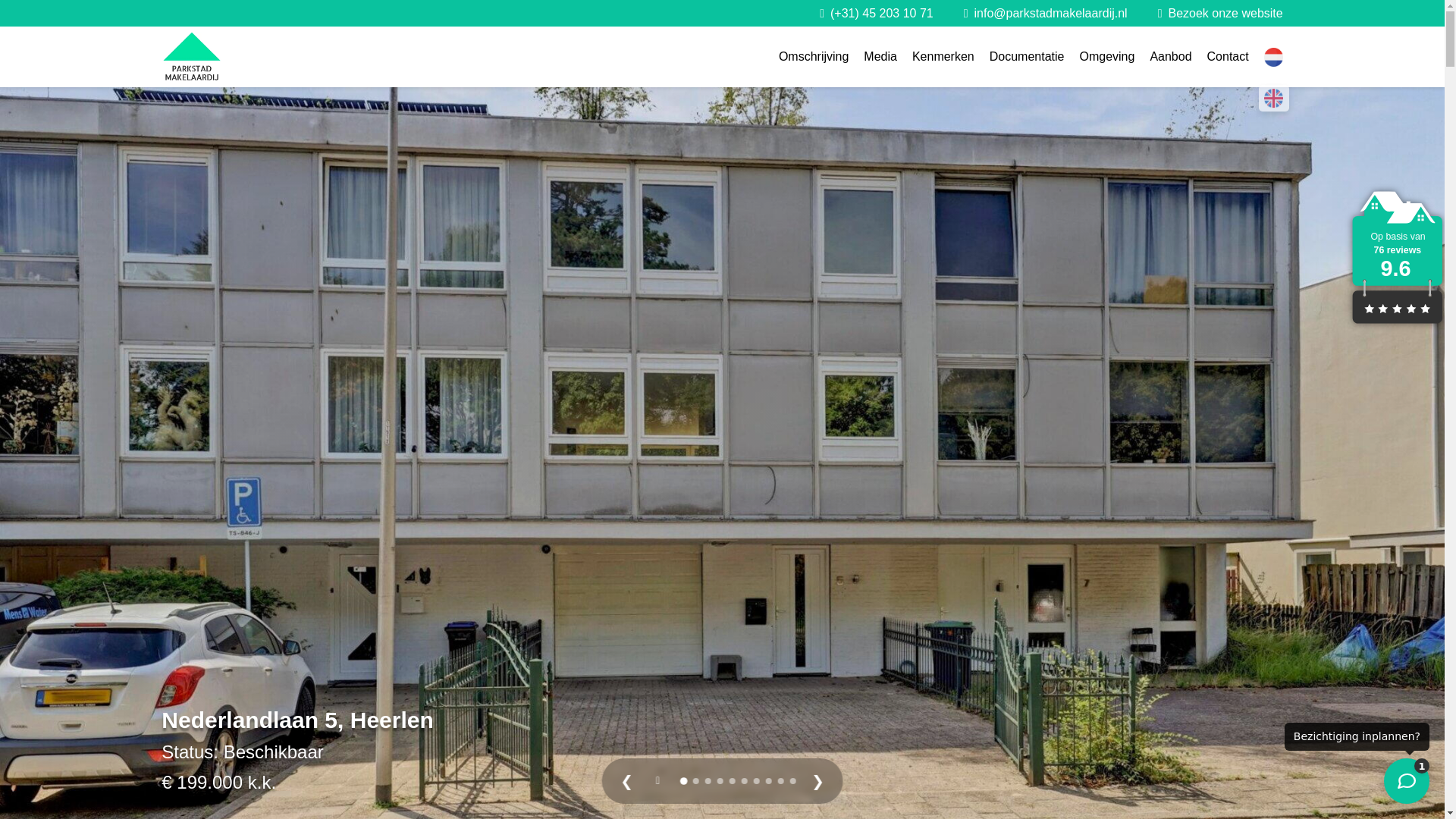 website screenshot of https://nederlandlaan5.nl/