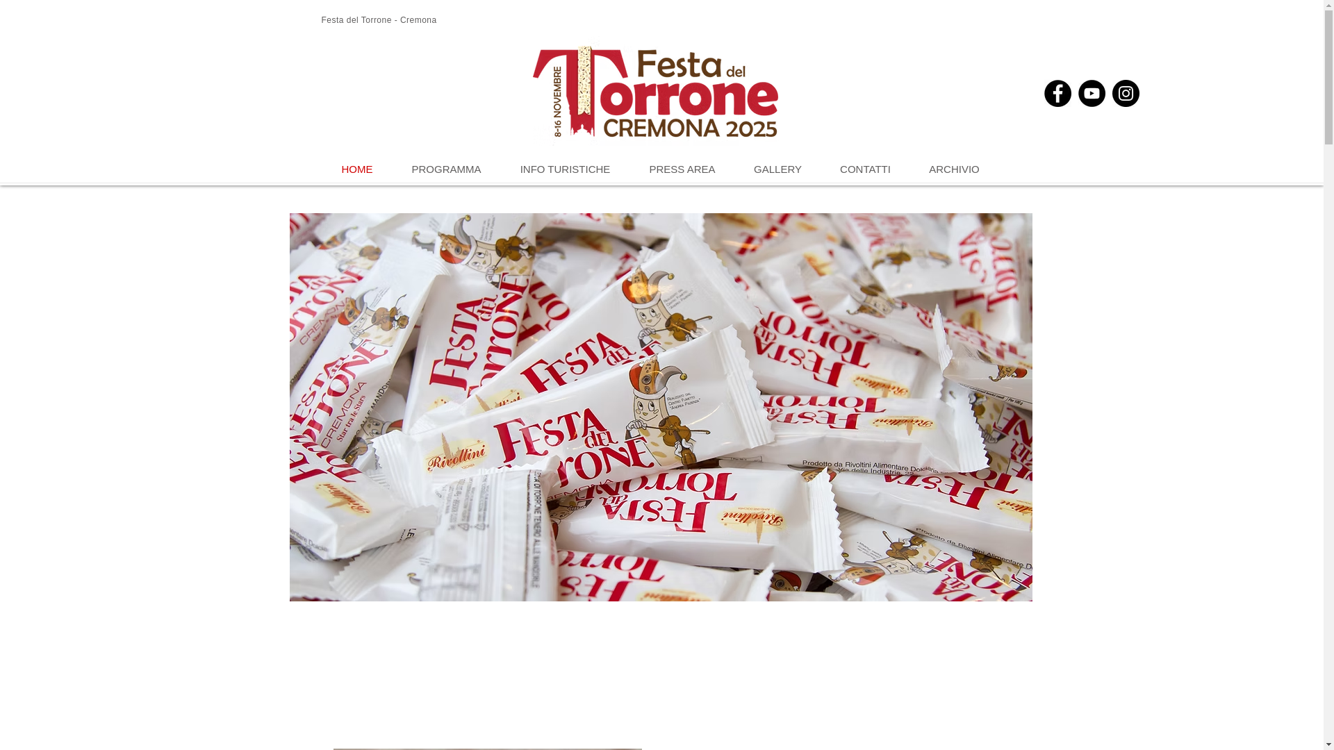 website screenshot of https://festadeltorronecremona.net/