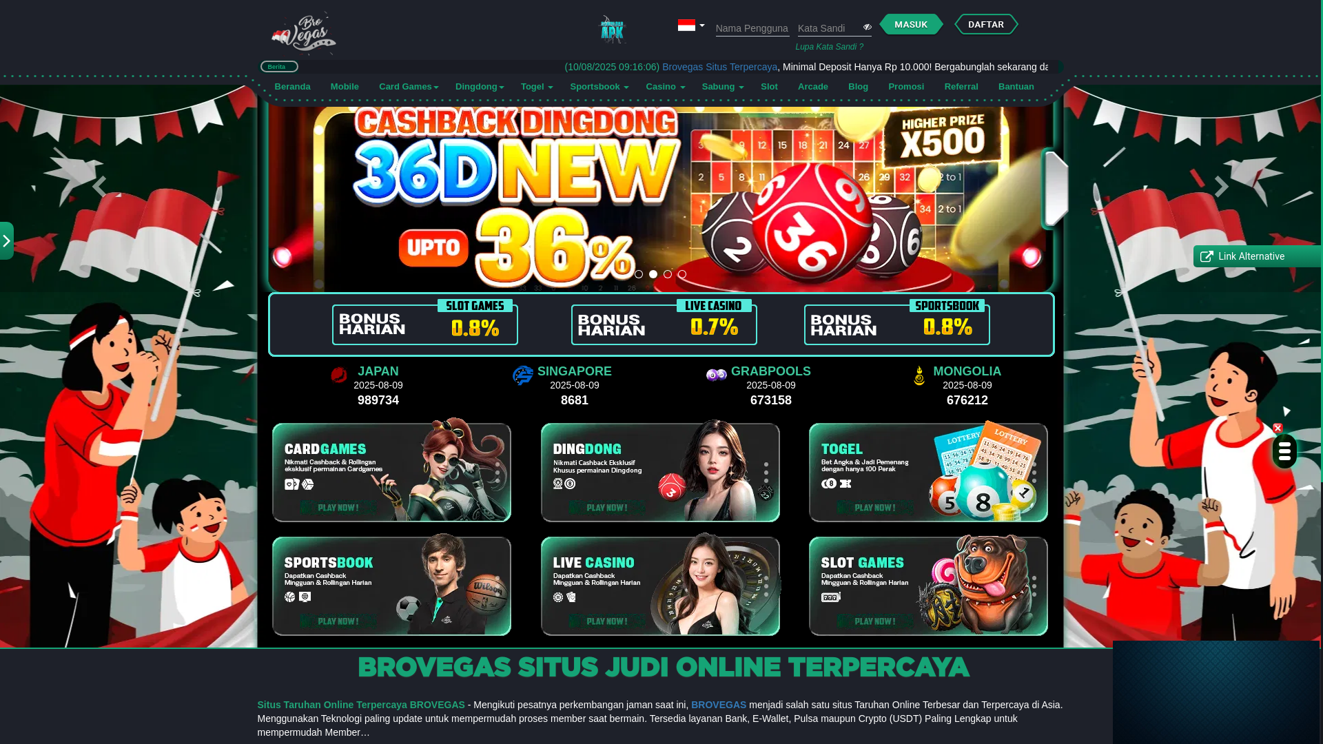 website screenshot of https://vegasmelon2025.com/