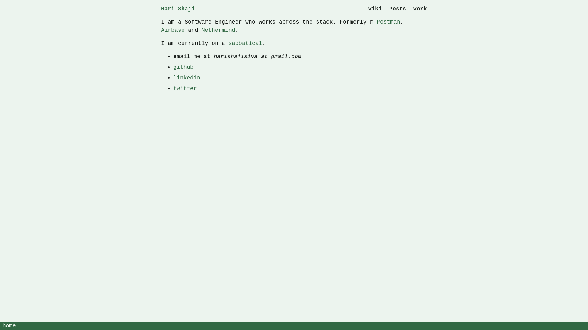 website screenshot of https://harishaji-website.pages.dev/