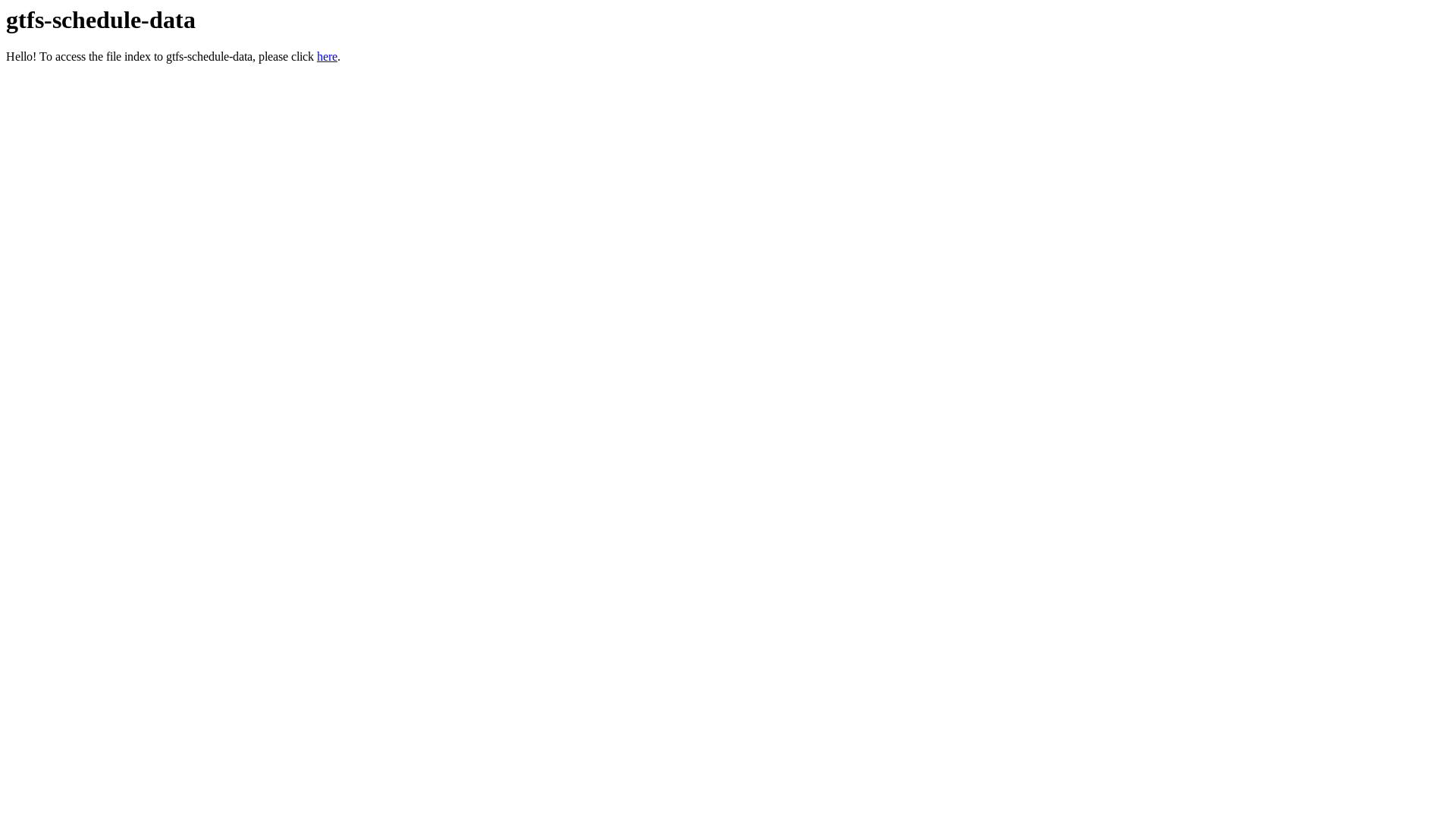 website screenshot of https://gtfs-schedule-data.pages.dev/