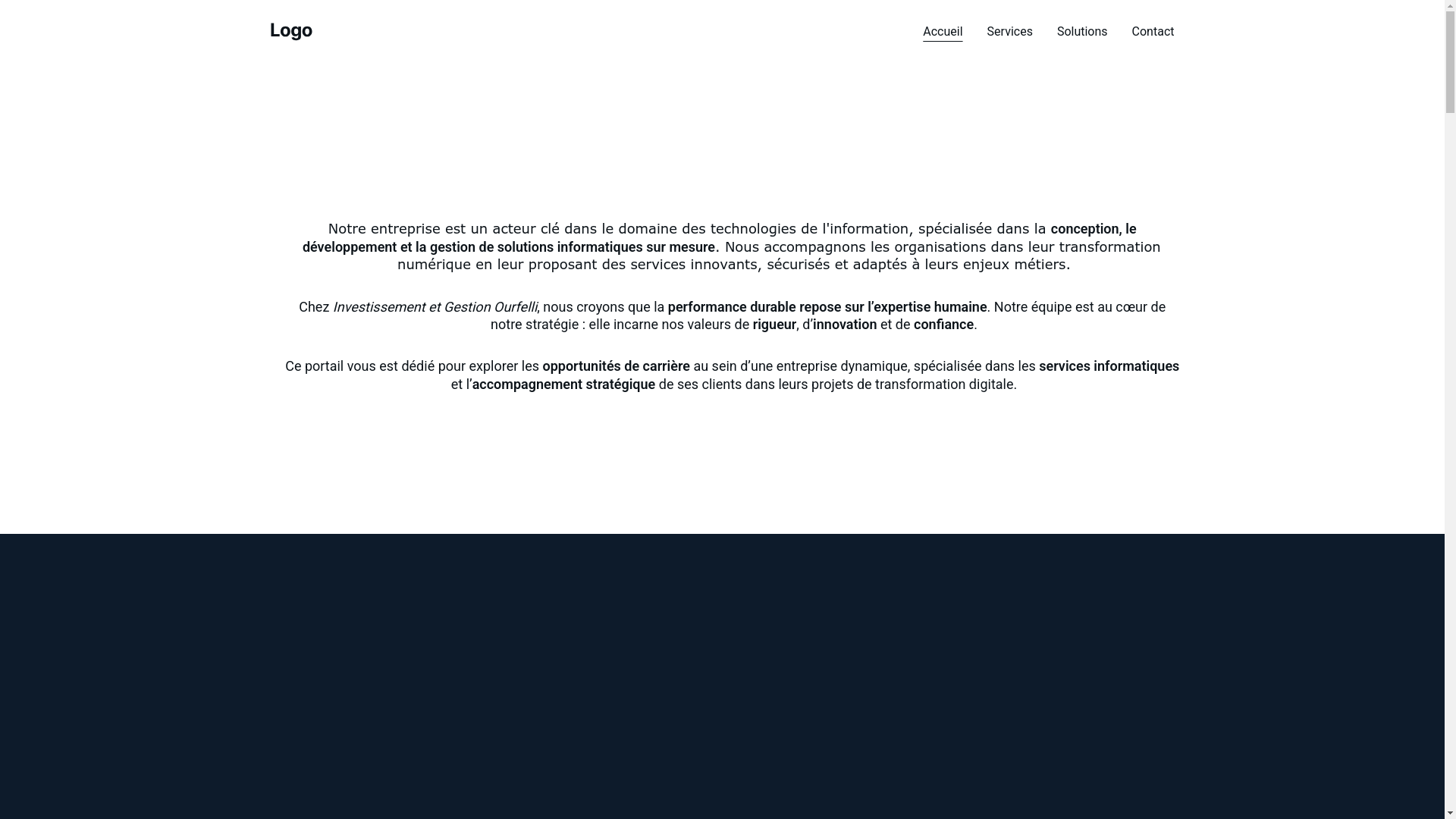 website screenshot of https://investouerfelli.ca/