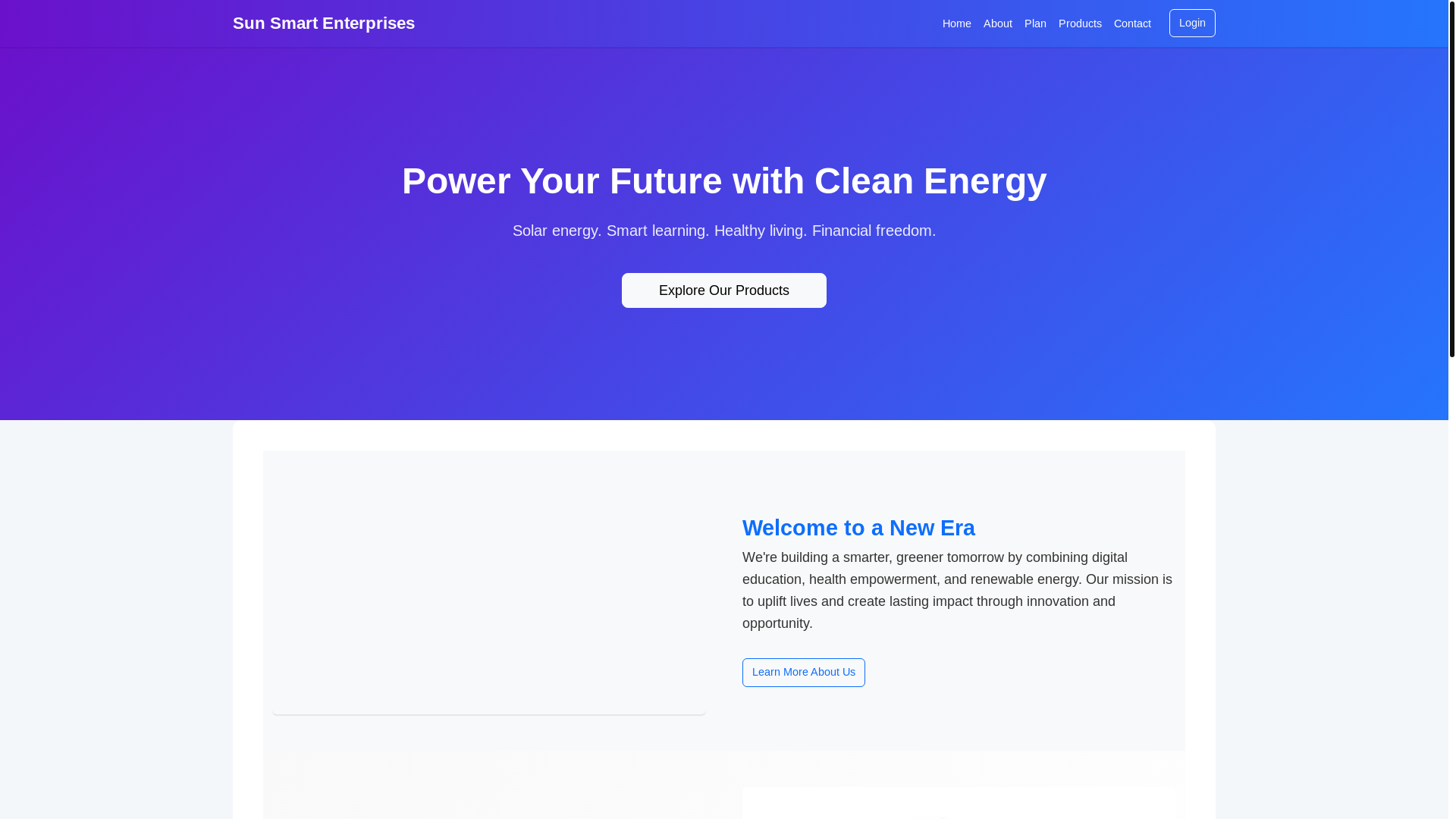 website screenshot of https://sunsmartent.in/