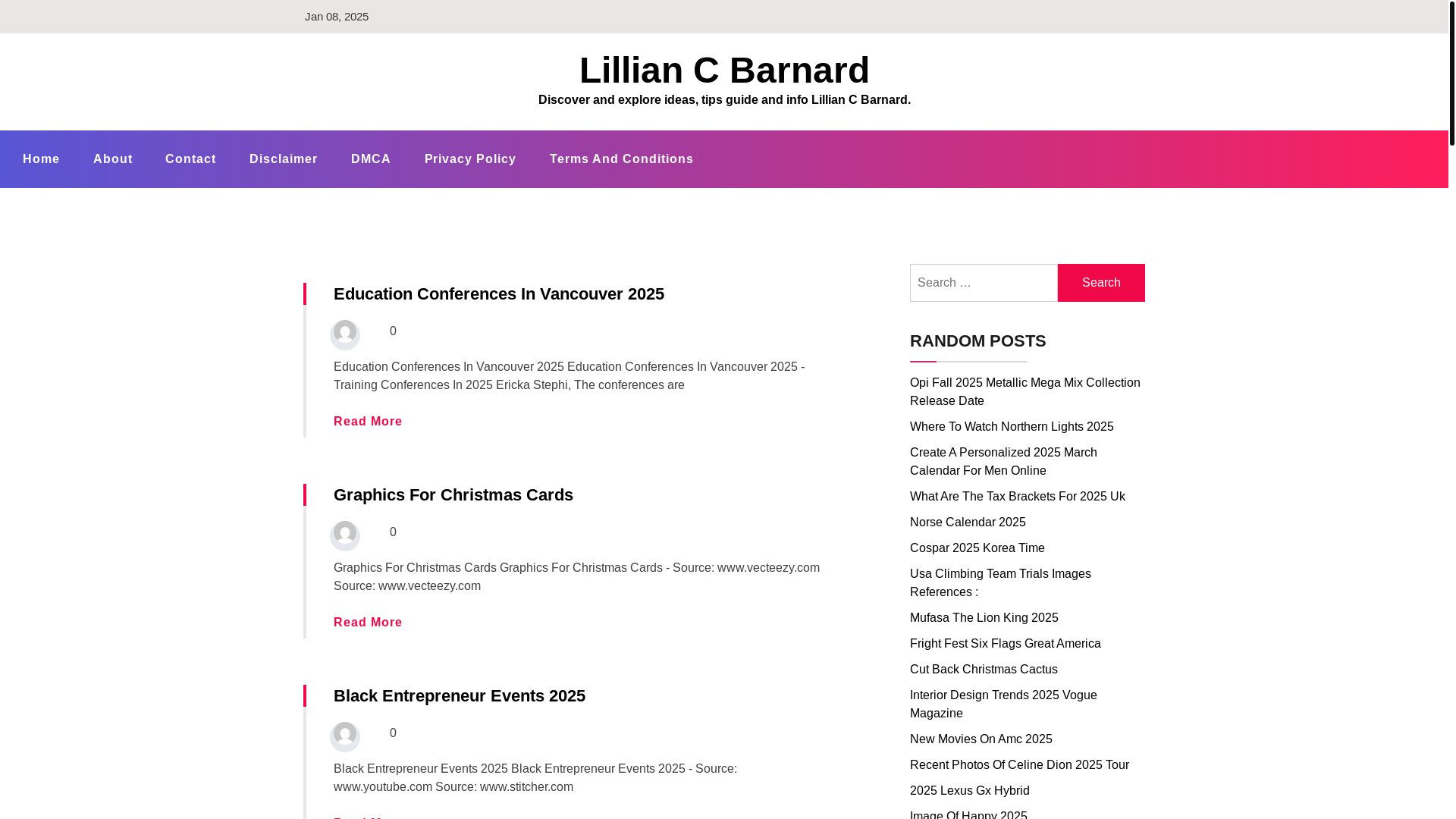 website screenshot of https://lilliancbarnardc.pages.dev/