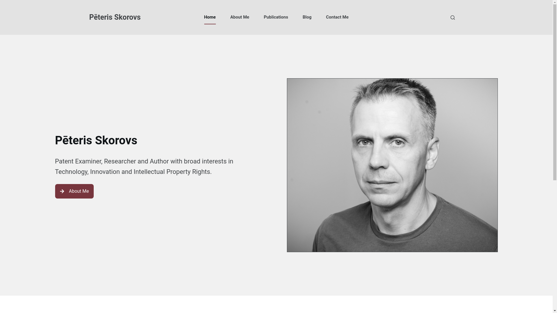 website screenshot of https://peteris-skorovs-lv.pages.dev/