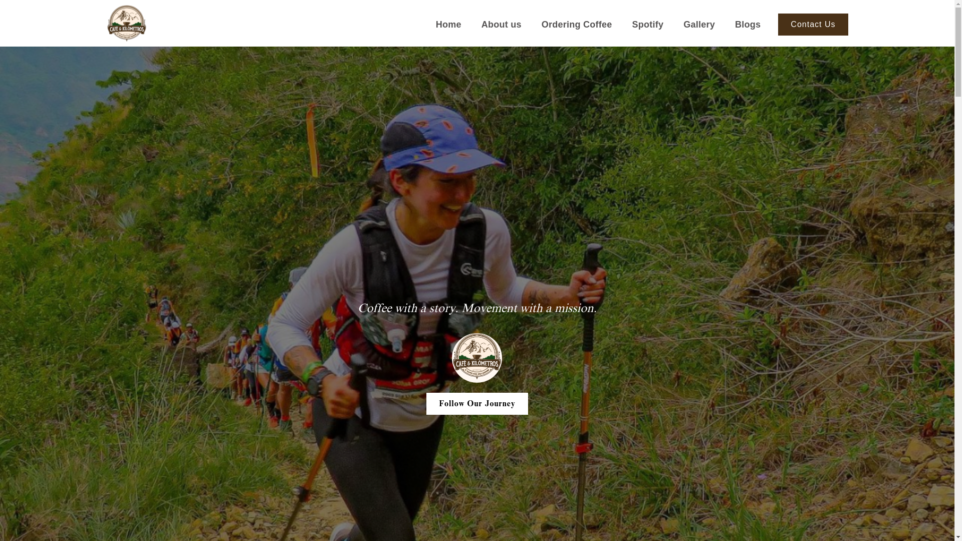 website screenshot of https://cafeykilometros.com/