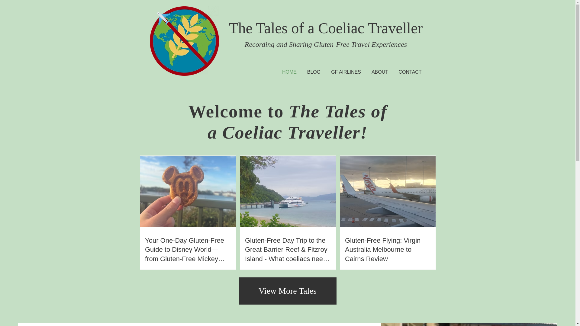 website screenshot of https://glutenfreetravelreviews.com/