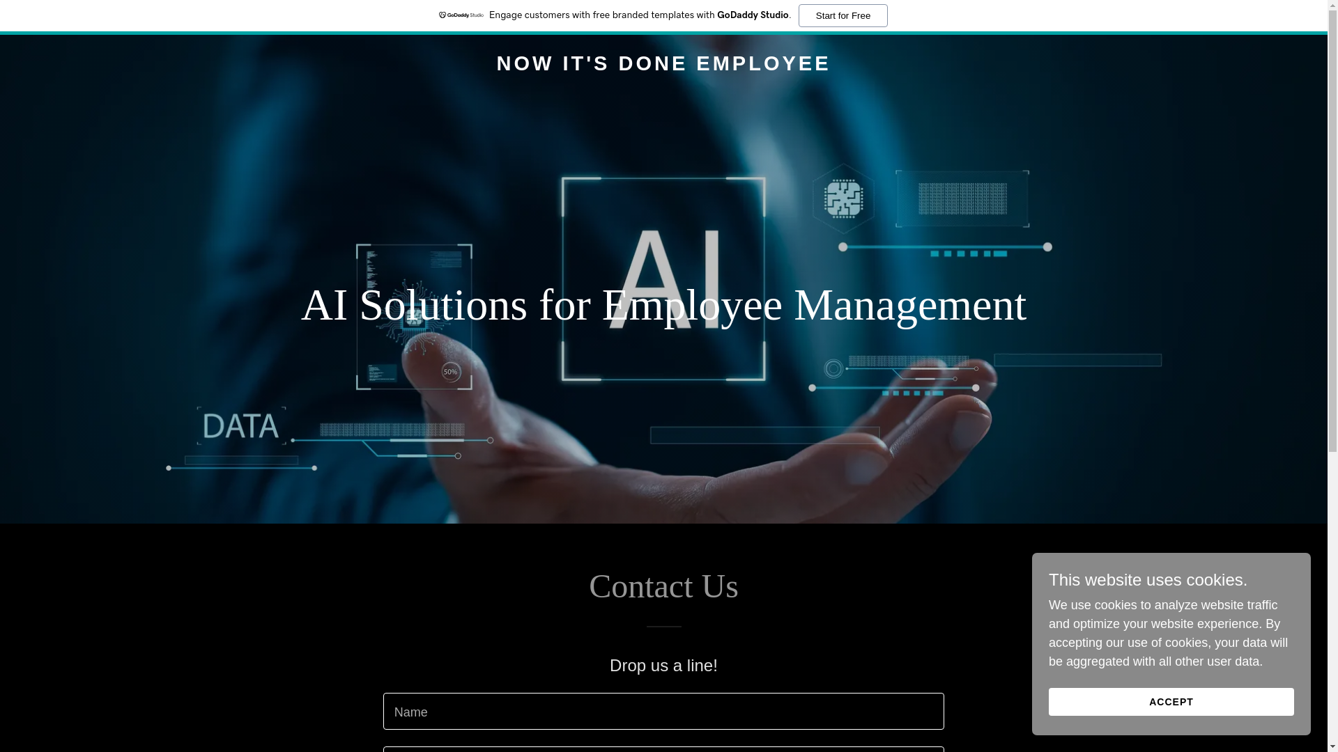 website screenshot of https://nowitsdoneemployee.com/